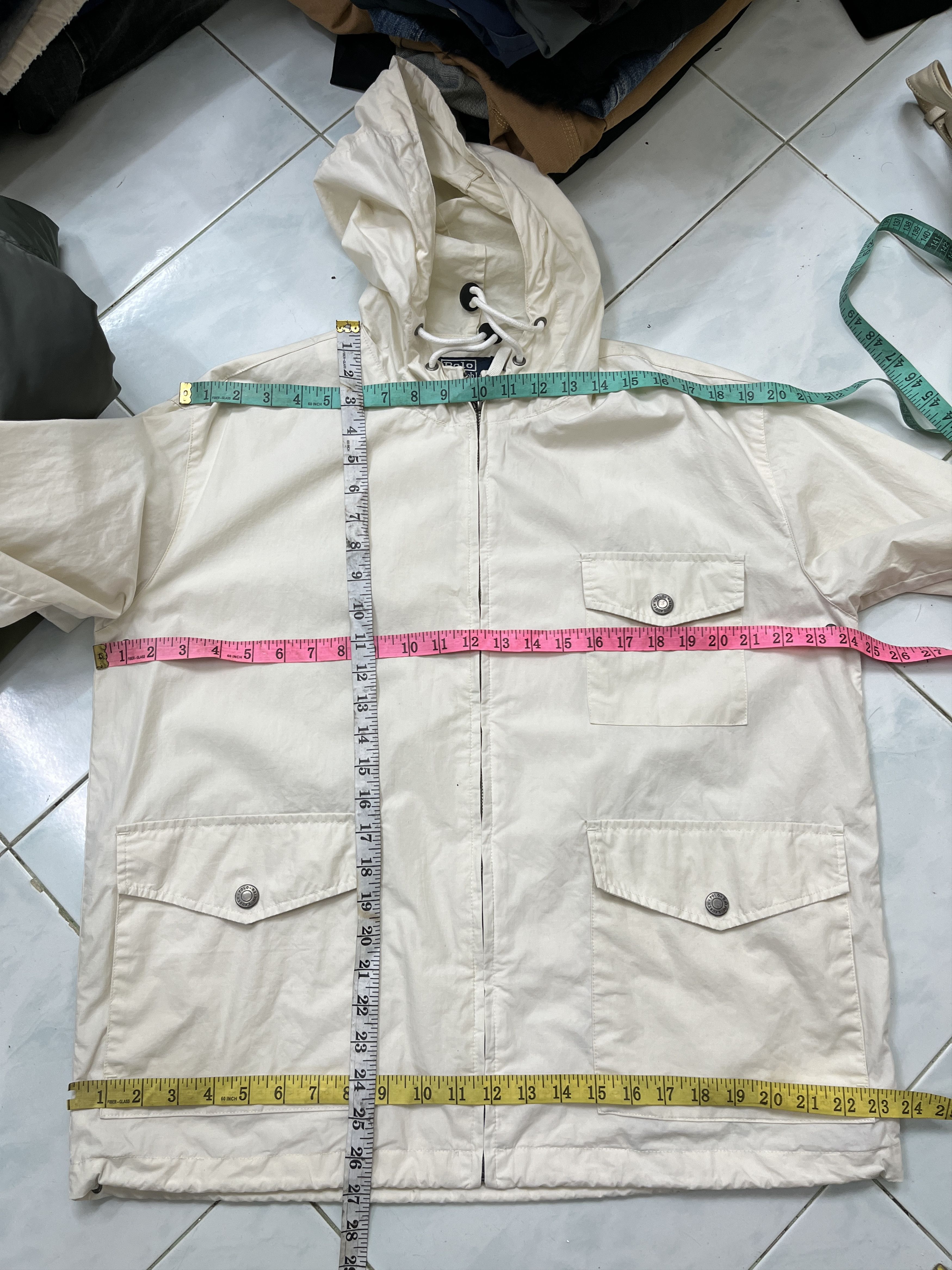 Vintage 🔥🔥🔥STEALS VTG POLO RALPH LAUREN HOODIE LIGHT JACKET Size US M / EU 48-50 / 2 - 12 Thumbnail
