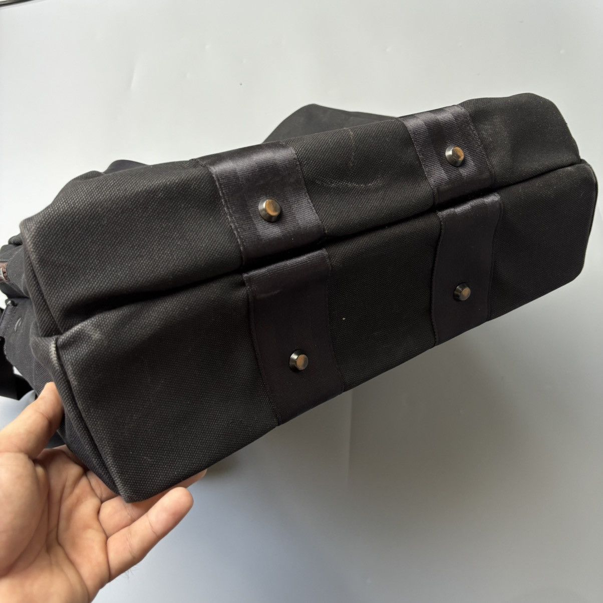 Japanese Brand GRA_CHIC MILITARY TOTE BAG TETRA by Yoshinari Kakazu LEQUIO Size ONE SIZE - 4 Thumbnail
