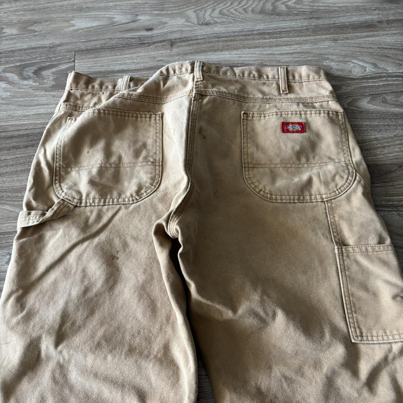Dickies Crazy Vintage Y2K/2000s Baggy Khaki Dickies Workwear Skater Carpenter Pants! 38x30 Size US 38 / EU 54 - 7 Thumbnail