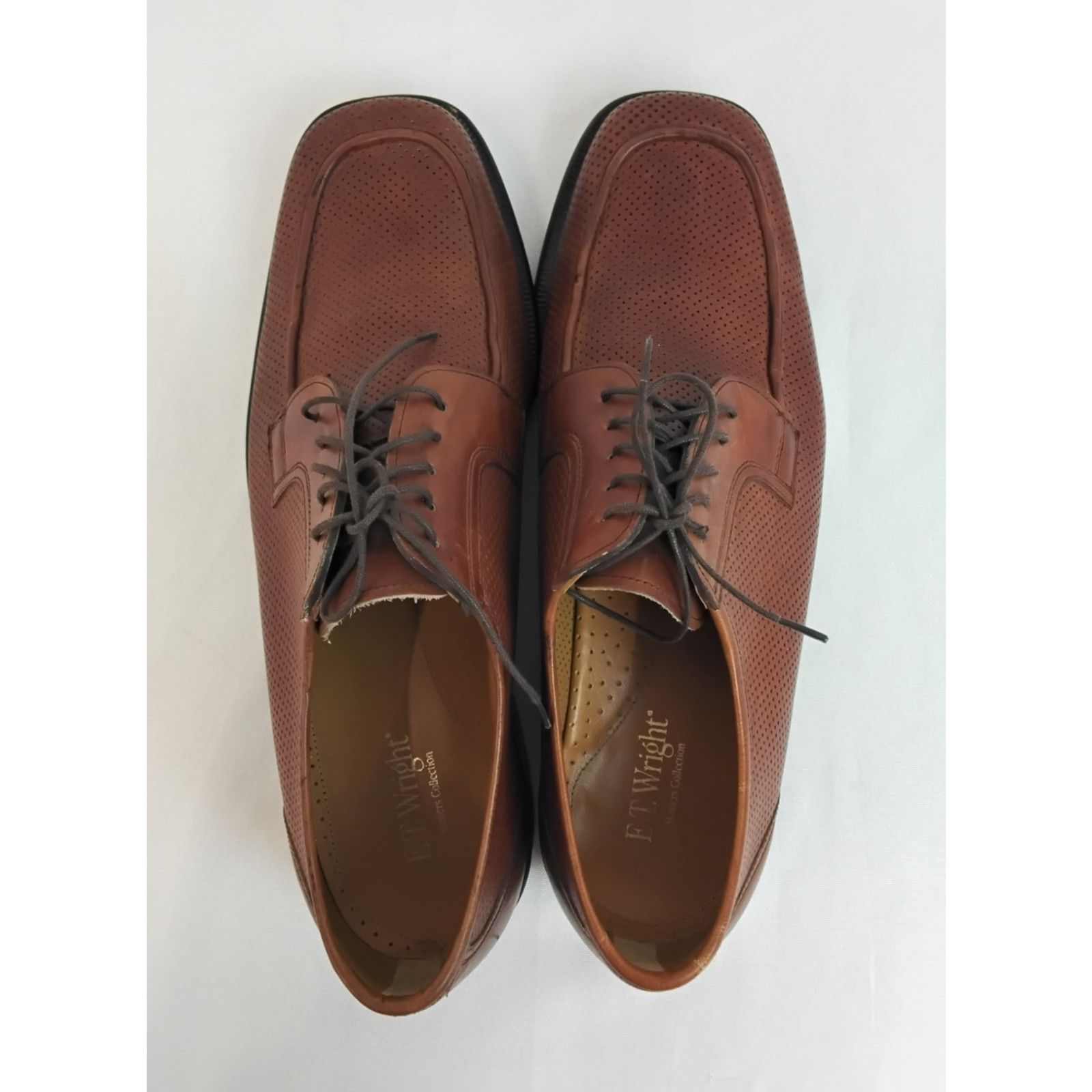 E.T. Wright E.T. Wright Masters Collection Shoes Men's 9 Brown Leather Size US 9 / EU 42 - 6 Thumbnail