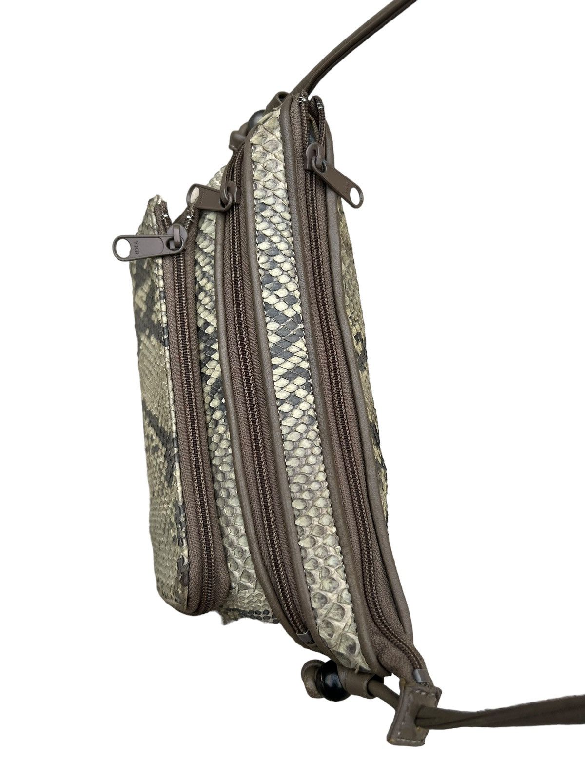 Leather Vintage Arukan Japan Python Snakeskin Leather Bag Mini Size ONE SIZE - 10 Thumbnail