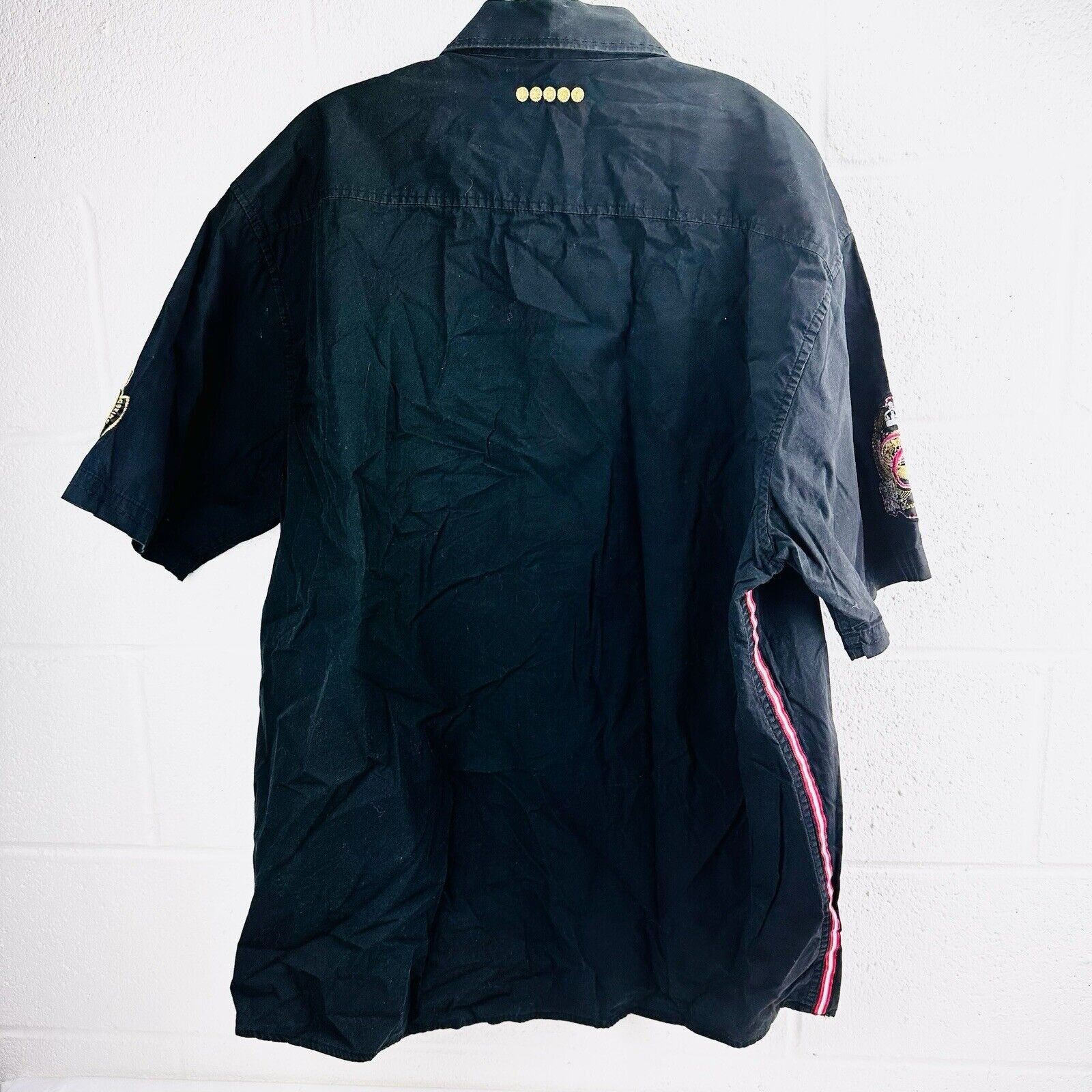 Coogi Coogi Shirt Mens XXL Black Embroidered Spell Out Hip Hop Y2K Size US XXL / EU 58 / 5 - 2 Thumbnail