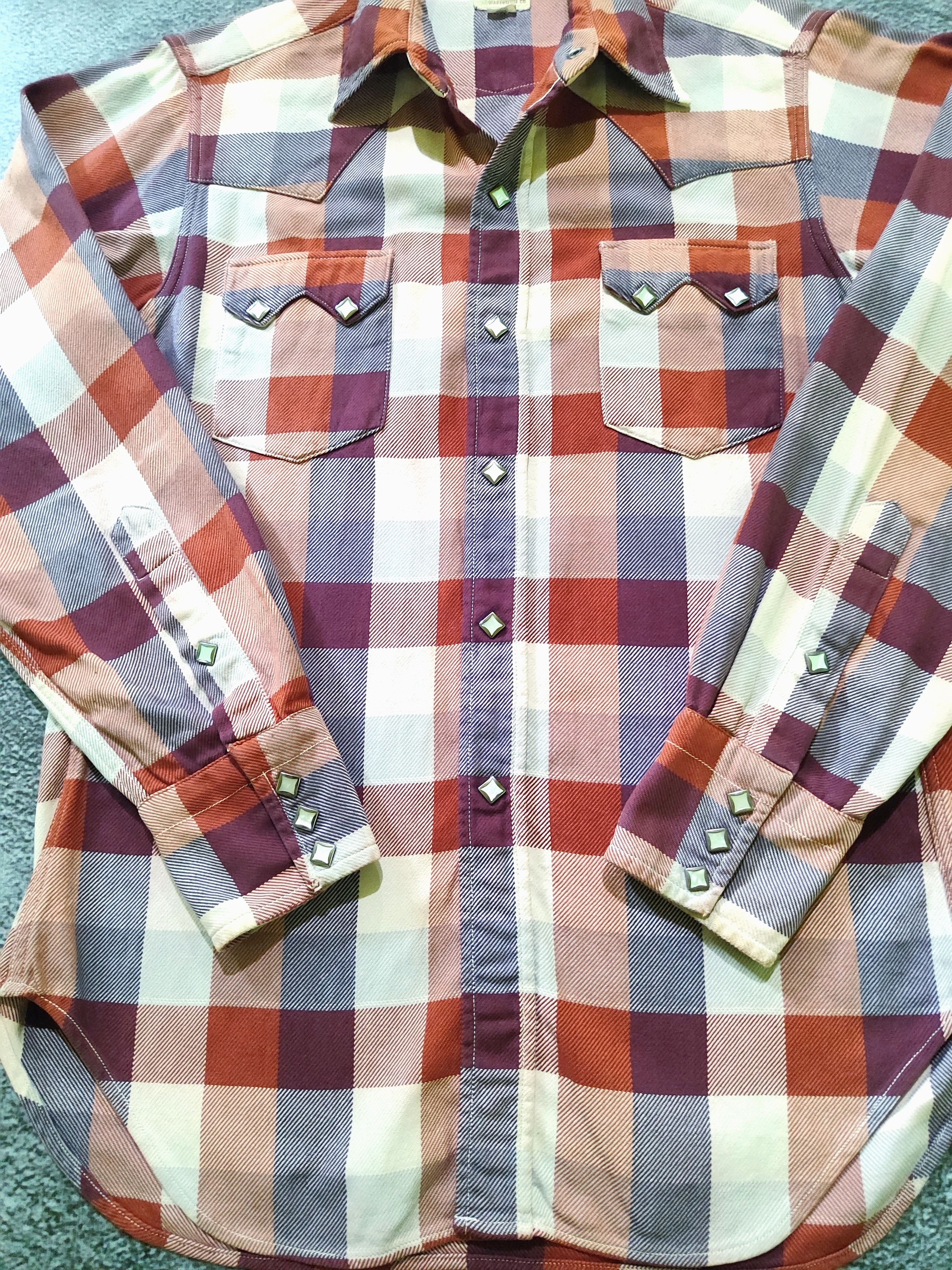 Warehouse Warehouse Heavy Flannel Snap Button Work Shirt Size US M / EU 48-50 / 2 - 6 Thumbnail