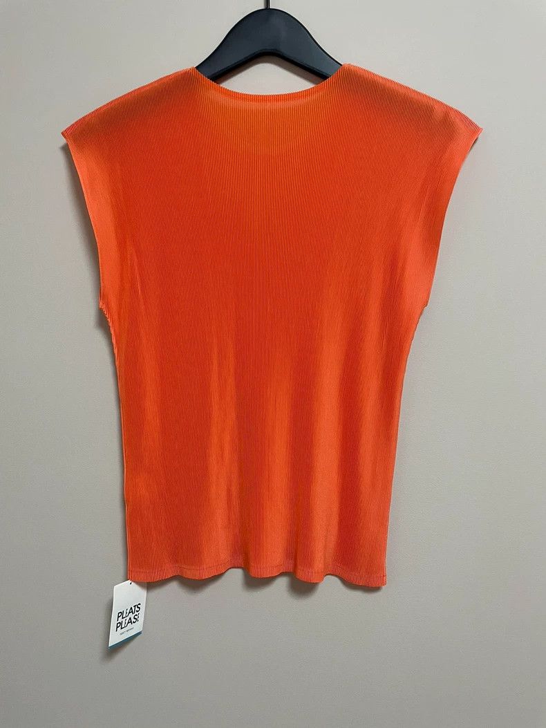 Issey Miyake Issey Miyake Orange short-sleeved shirt Size L / US 10 / IT 46 - 3 Thumbnail