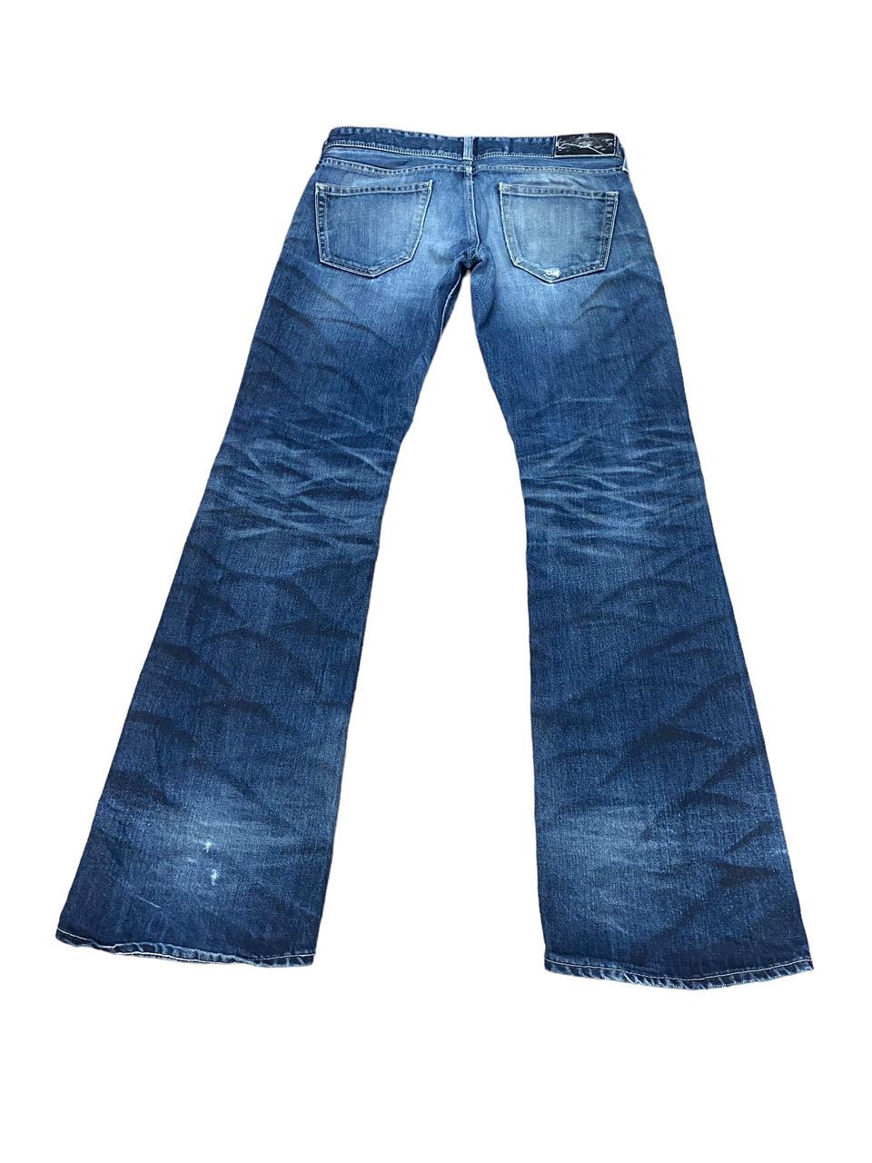 If Six Was Nine 💥FLARE 💥MURDER LICENSE BOOTCUT DISTRESSED DENIM Size US 32 / EU 48 - 3 Thumbnail