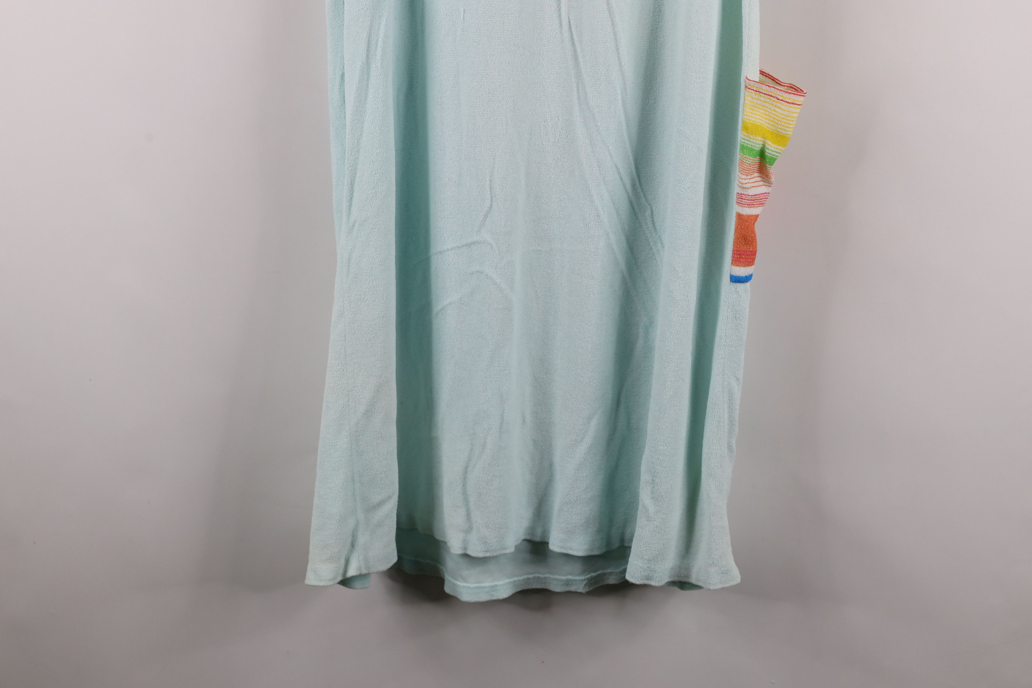 Vintage Vintage 70s Streetwear Cloth Rainbow Striped Beach Shirt Size L / US 10 / IT 46 - 17 Thumbnail