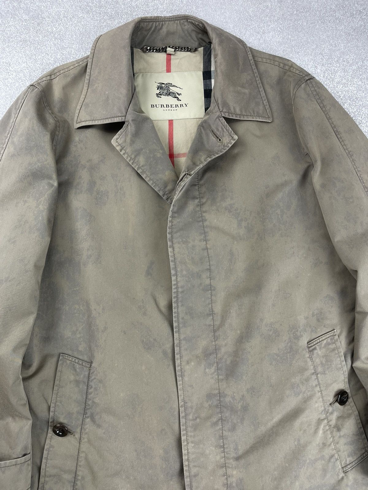 Burberry Burberry London Custom Tie Dye Trench Coat Jacket Size 46R Size US M / EU 48-50 / 2 - 5 Thumbnail
