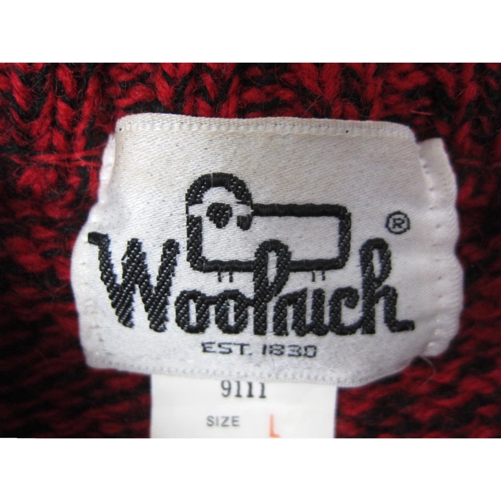 Vintage VINTAGE Woolrich Sweater Womens L Red Knit Pullover 90s Wool Blend Raglan Sleeve Crew Neck Large Ladies Womens Size L / US 10 / IT 46 - 3 Thumbnail