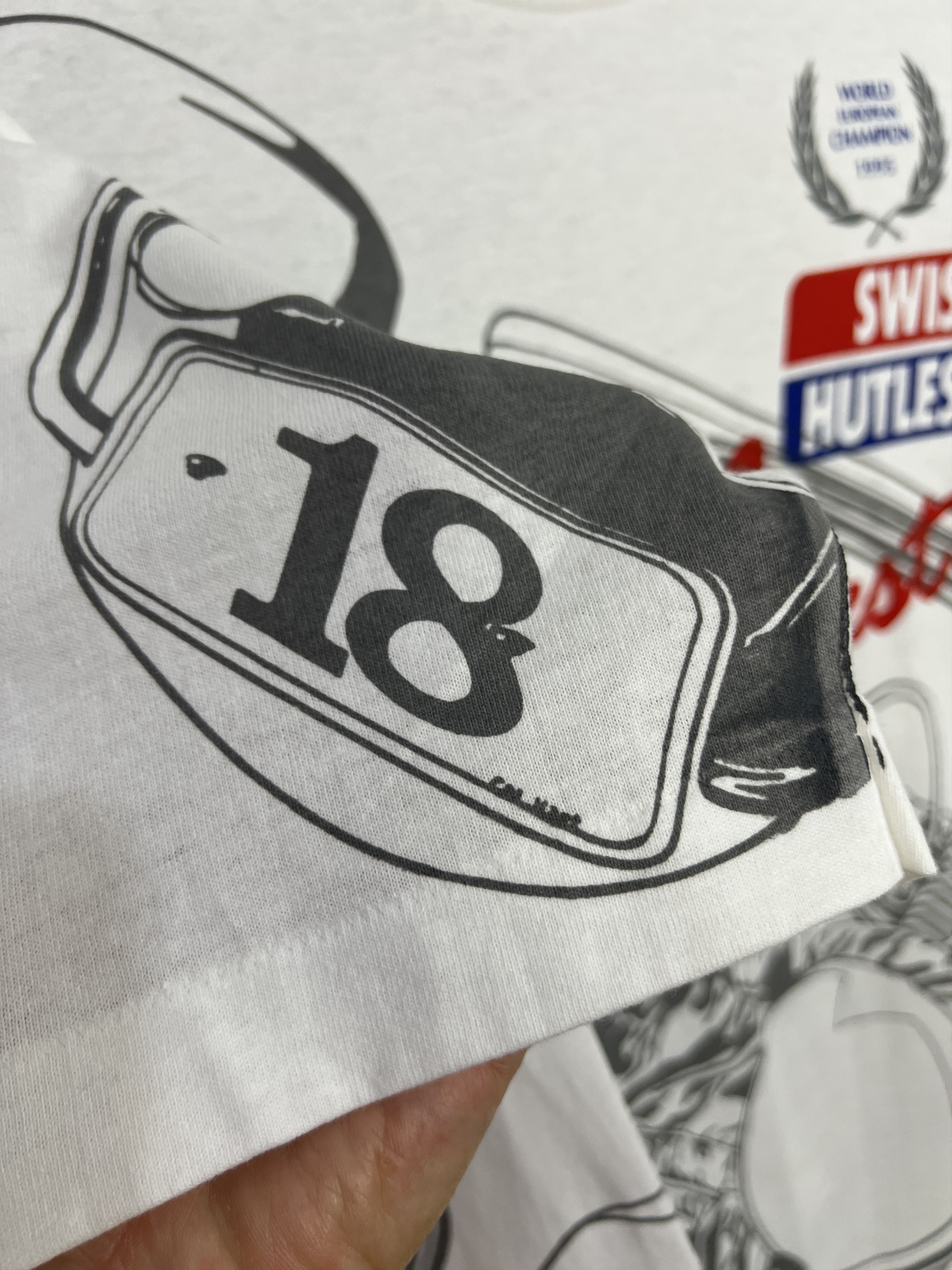 Vintage Vintage World European Champion Racing All Over Tee Shirt Size US L / EU 52-54 / 3 - 7 Thumbnail