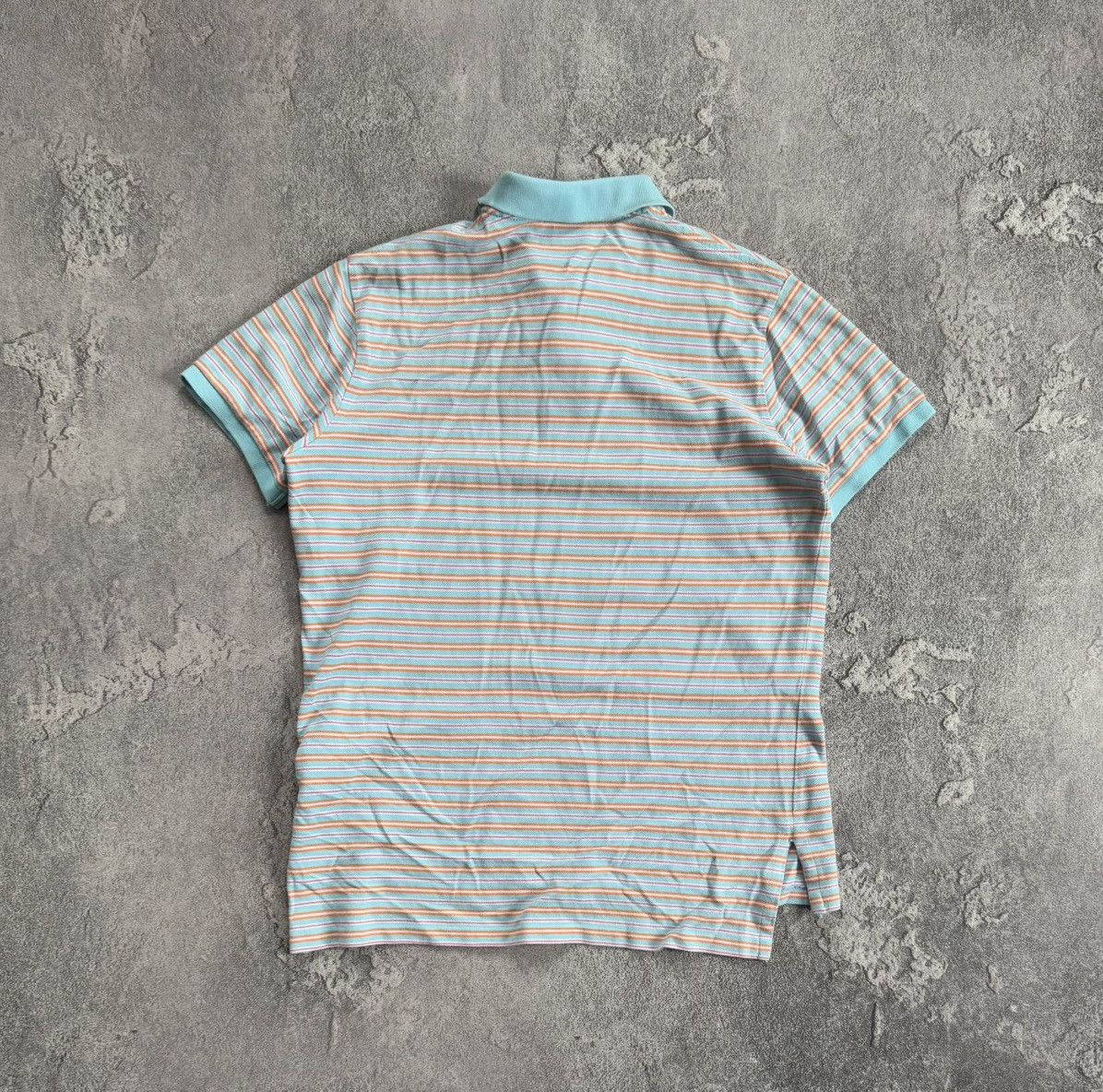Polo Ralph Lauren × Ralph Lauren × Vintage Polo Ralph Lauren M striped polo button up T-shirt tee RL Size US M / EU 48-50 / 2 - 13 Thumbnail