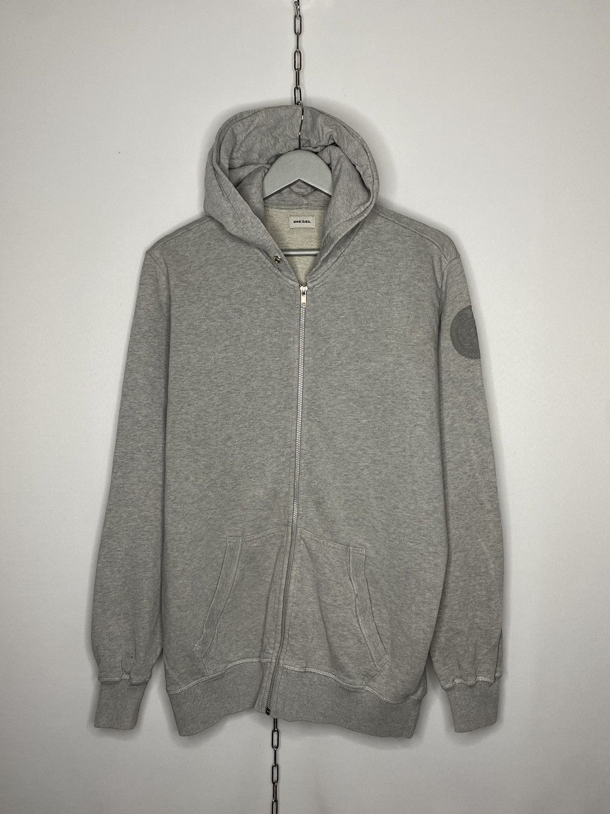 Diesel × Vintage 🔥Vintage Diesel Luxury Full Zip Hoodie Jacket Pullover🔥 Size US L / EU 52-54 / 3 - 1 Thumbnail
