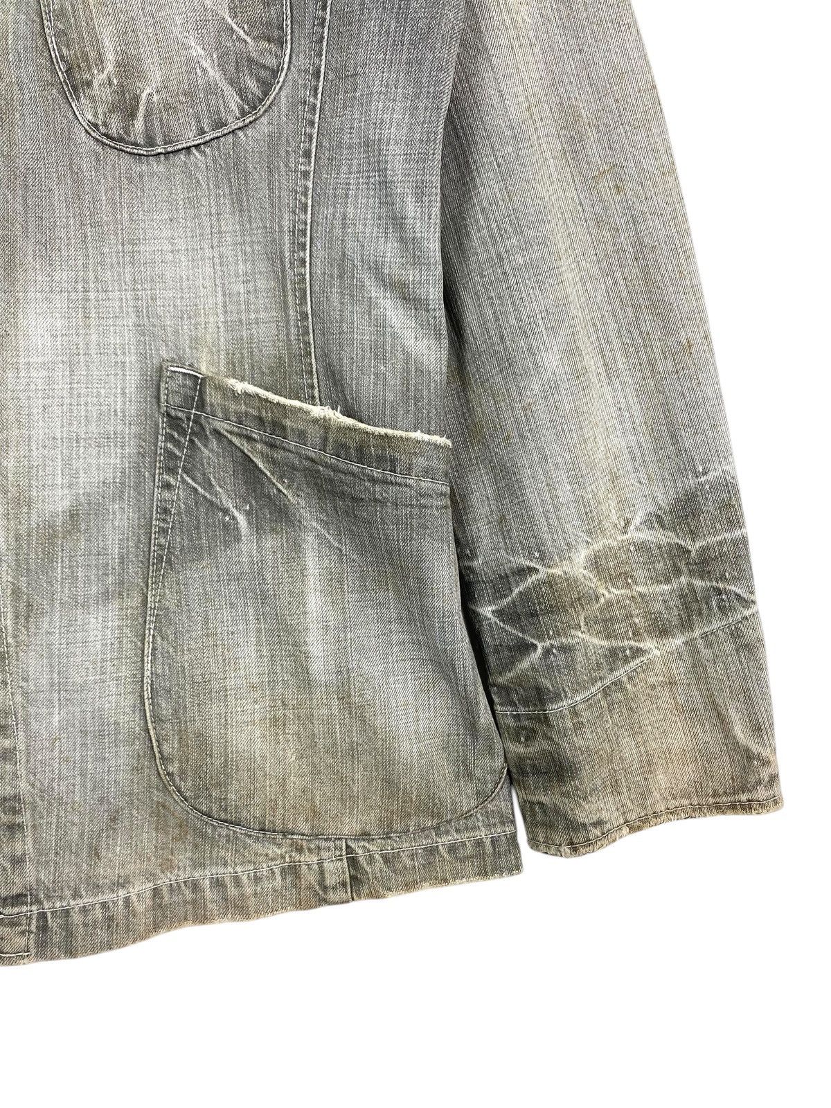 Levi's Rare‼️ Levi's Redloop Distressed Denim Chore Jacket Size US M / EU 48-50 / 2 - 6 Thumbnail