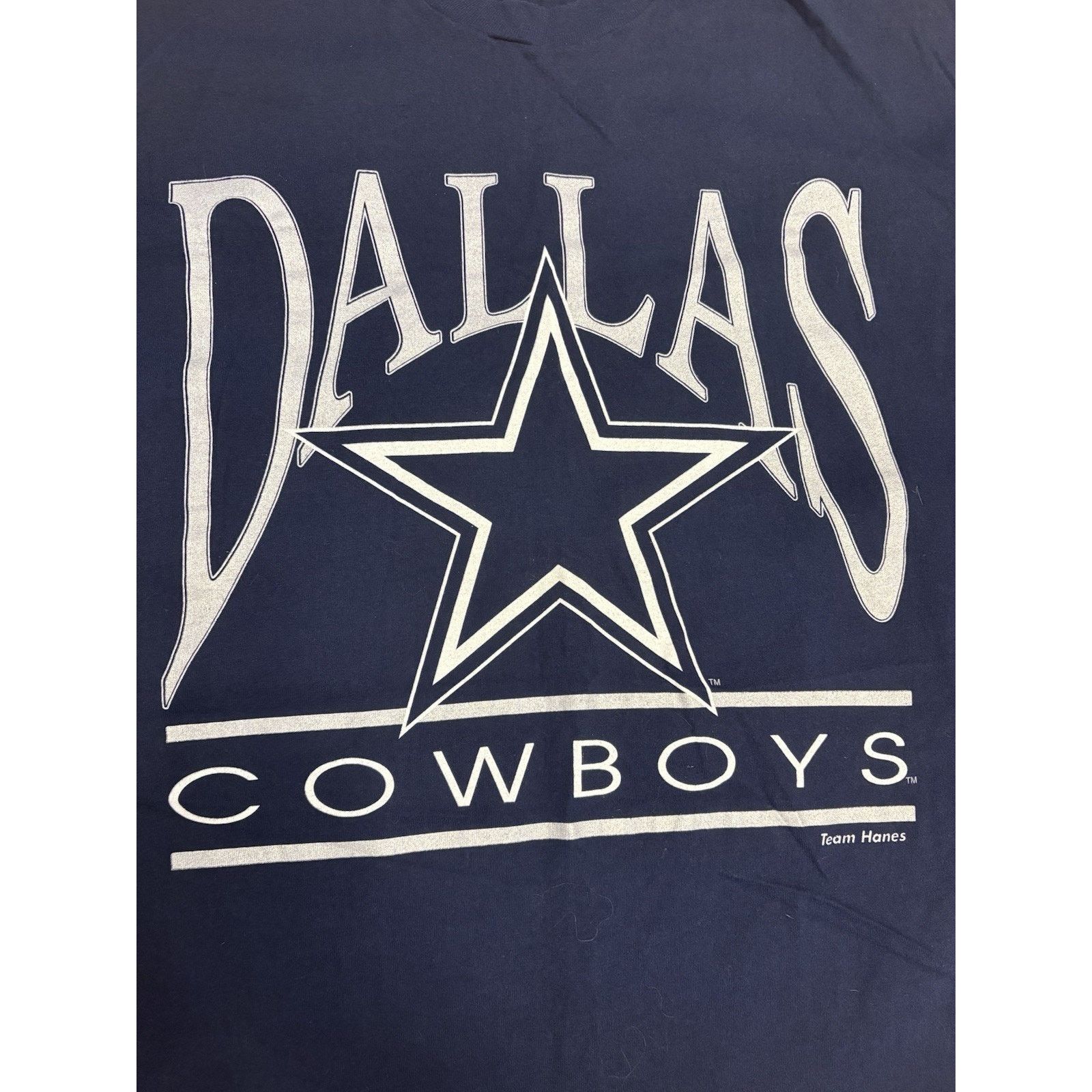 Hanes Vintage 90s Dallas Cowboys T Shirt Size XXL Big Logo Hanes Size US XXL / EU 58 / 5 - 3 Thumbnail