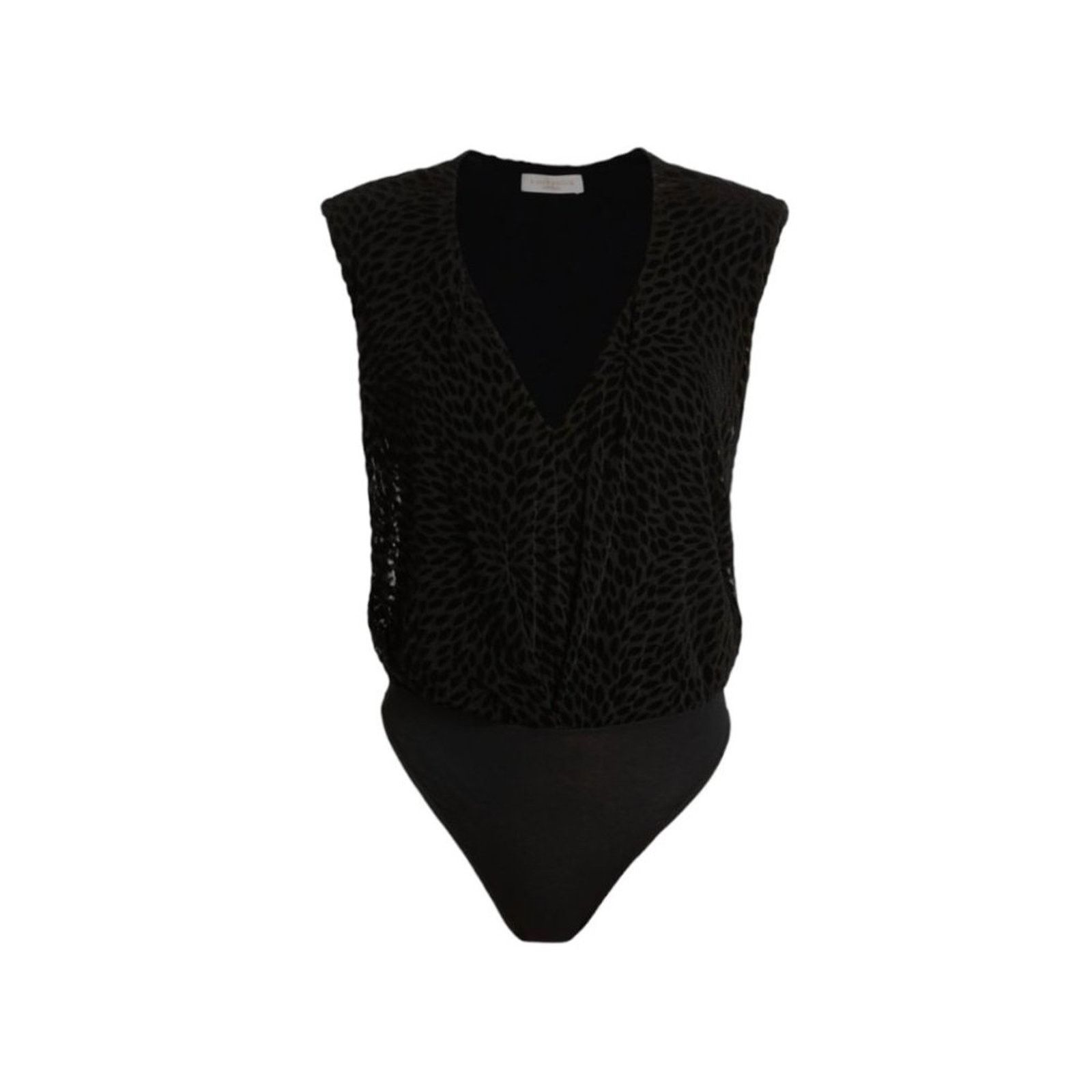 Ramy Brook Ramy Brook Regina Flocked Bodysuit Medium NWOT $275 MSRP Size M / US 6-8 / IT 42-44 - 2 Thumbnail