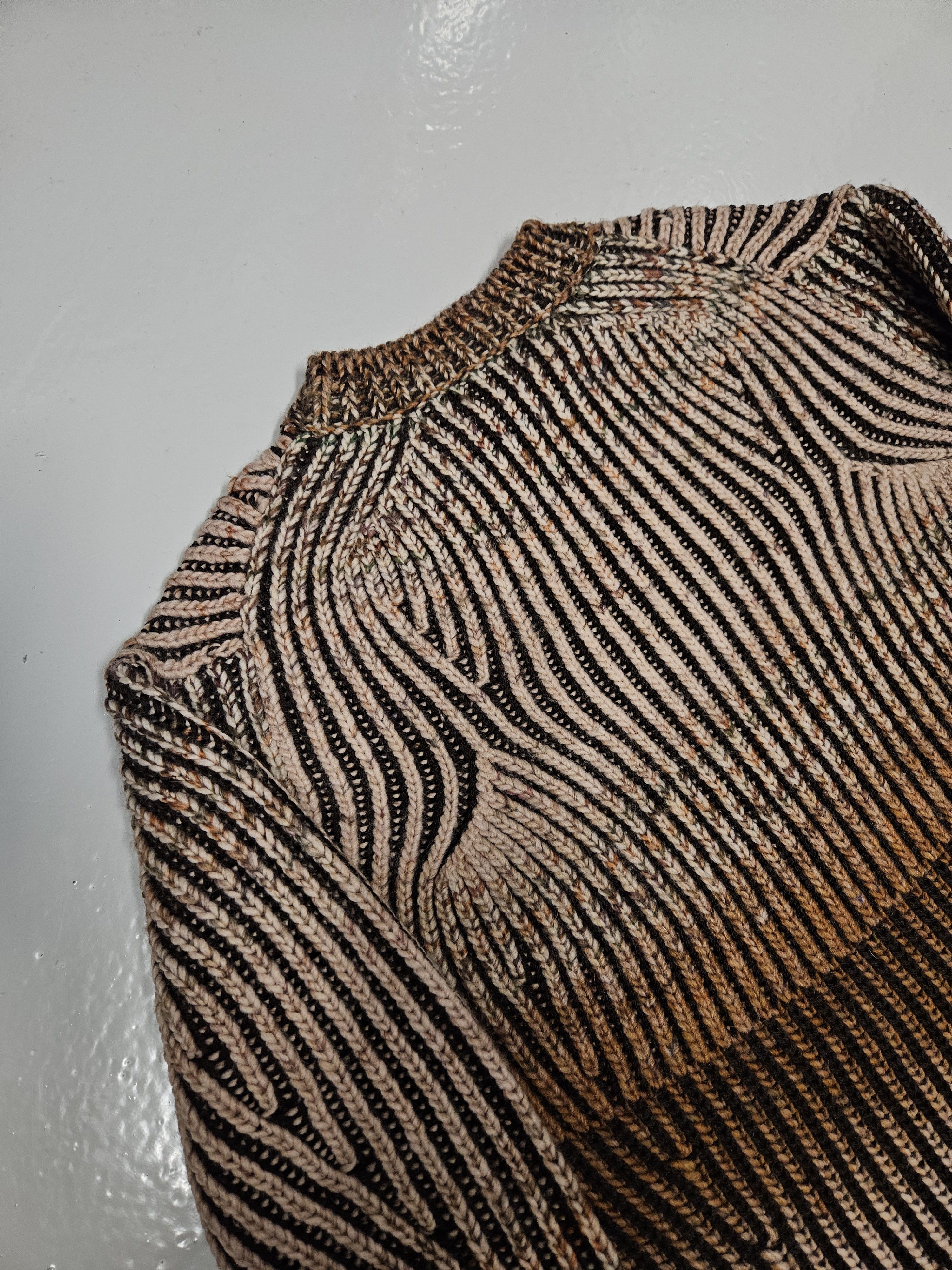 Acne Studios Acne studios cropped gradient striped knit fn-wn-knit000145 Size XXS / US 00 / IT 34 - 8 Thumbnail