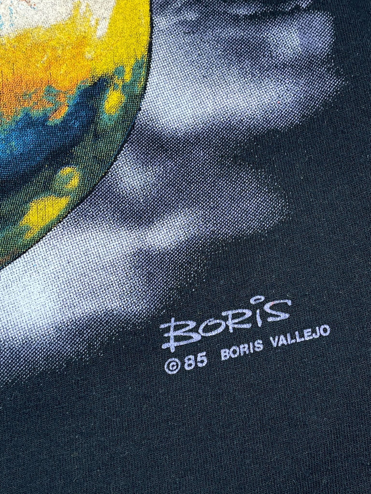 Vintage Vintage 1985 Boris Vallejo tShirt nude girl sexy women Size US L / EU 52-54 / 3 - 4 Thumbnail