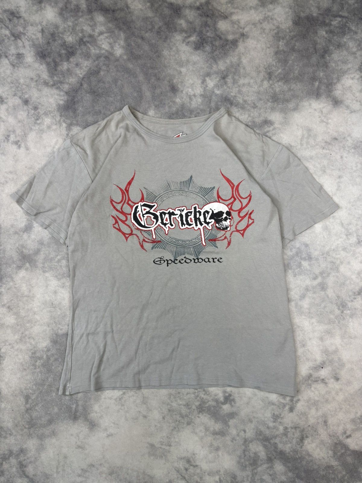 Hein Gericke × Vintage Vintage Hein Gericke t shirt graphic affliction opium skull Size US XL / EU 56 / 4 - 1 Thumbnail