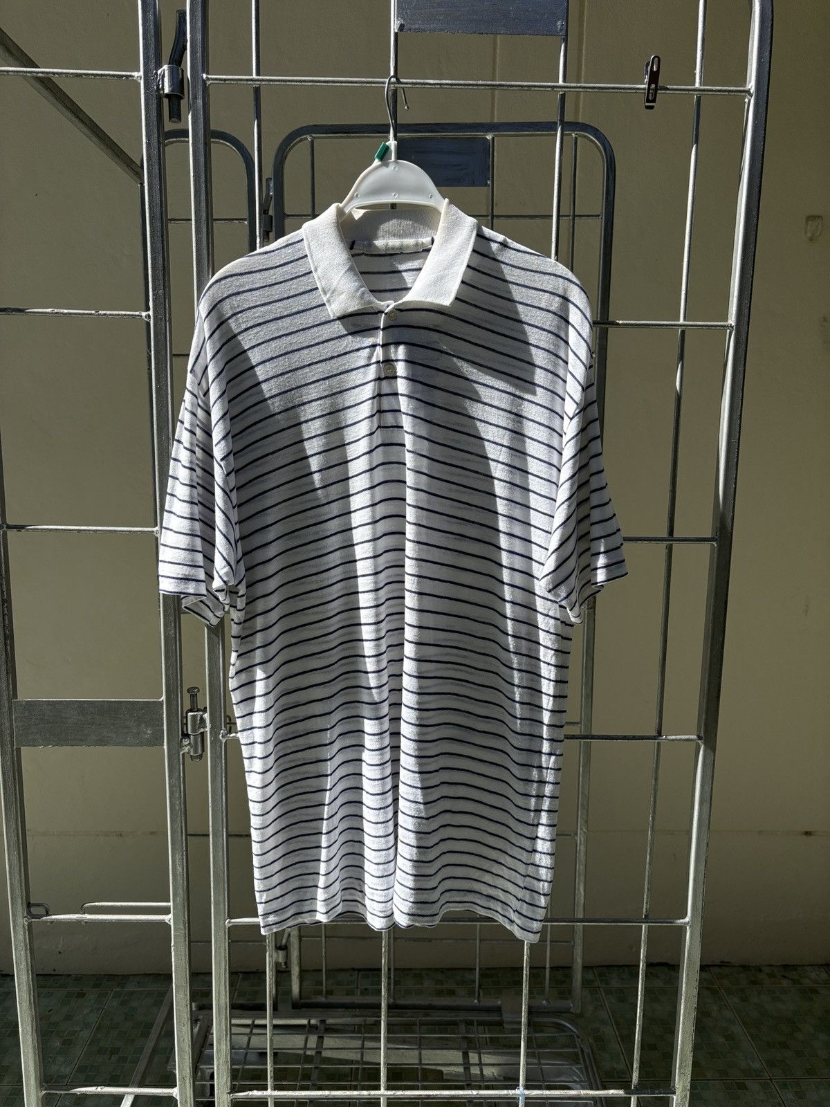 Yohji Yamamoto Y's for men striped polo shirt