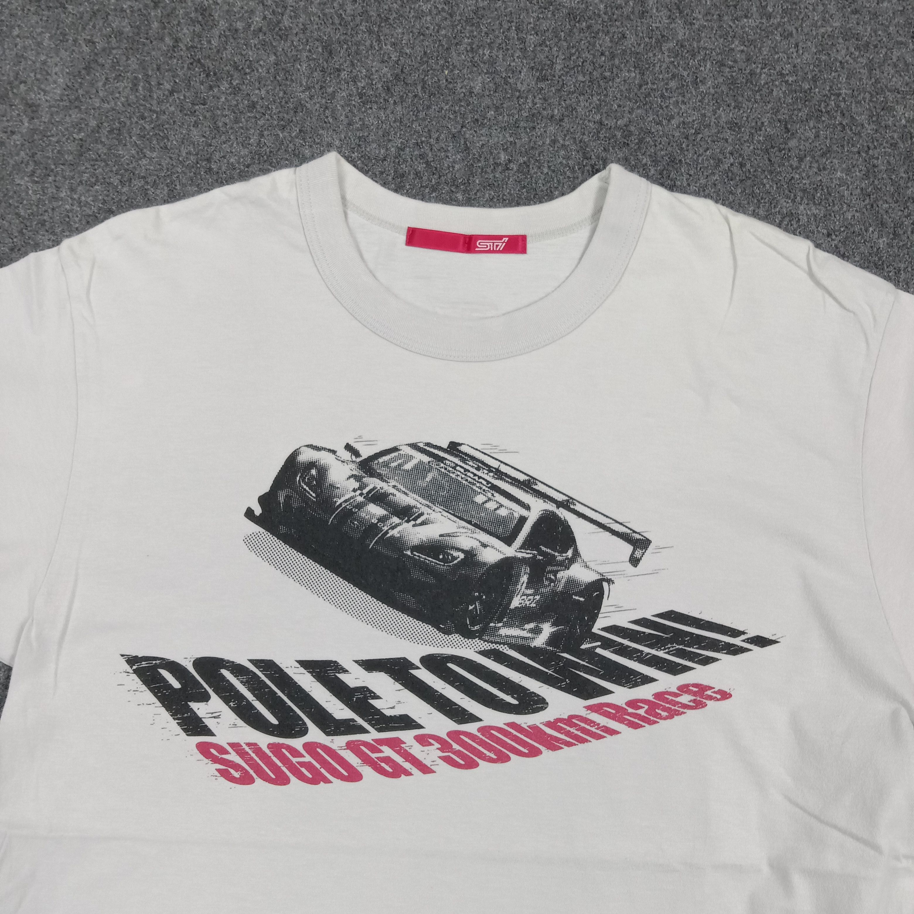 Japanese Brand Subaru STI Super SUGO GT 300 Racing Tshirt C285N53 Size US M / EU 48-50 / 2 - 2 Thumbnail