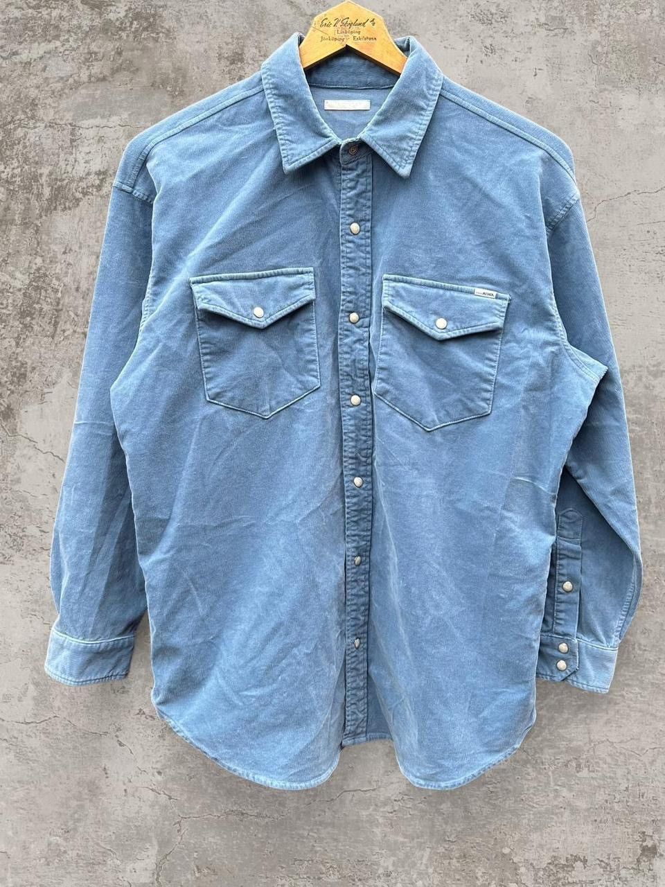 MOTHER Mother The Wild West Shirt Blue Shadow Wash Made In USA M Size M / US 6-8 / IT 42-44 - 2 Thumbnail
