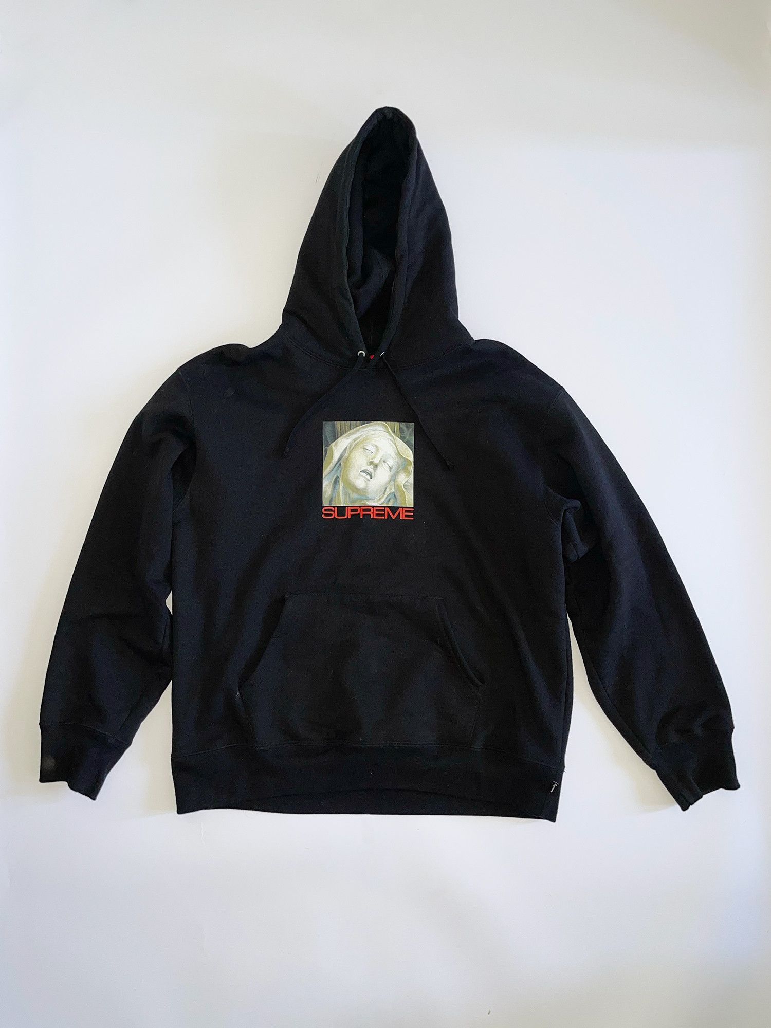 image of Supreme Madonna Hoodie in Black, Men's (Size XL)