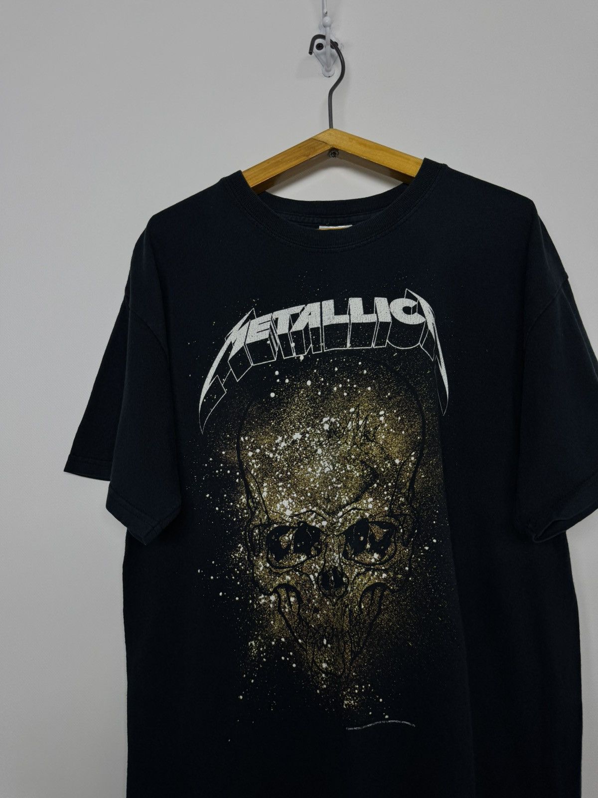 Gildan Vintage 2008 Metallica Skull Rock Band Black Tee Size US M / EU 48-50 / 2 - 7 Thumbnail