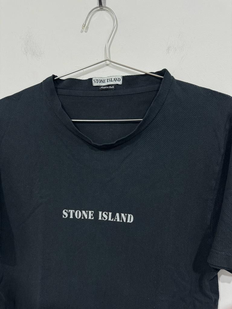 Stone Island Rare Vintage 1998 Stone Island Spellout Tee Size US L / EU 52-54 / 3 - 2 Thumbnail