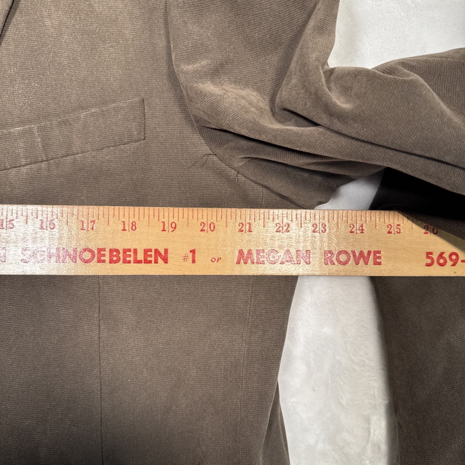 Andrew Fezza 42L - ANDREW FEZZA Lt Brown POLYESTER BLAZER SPORT Size 42L - 10 Thumbnail