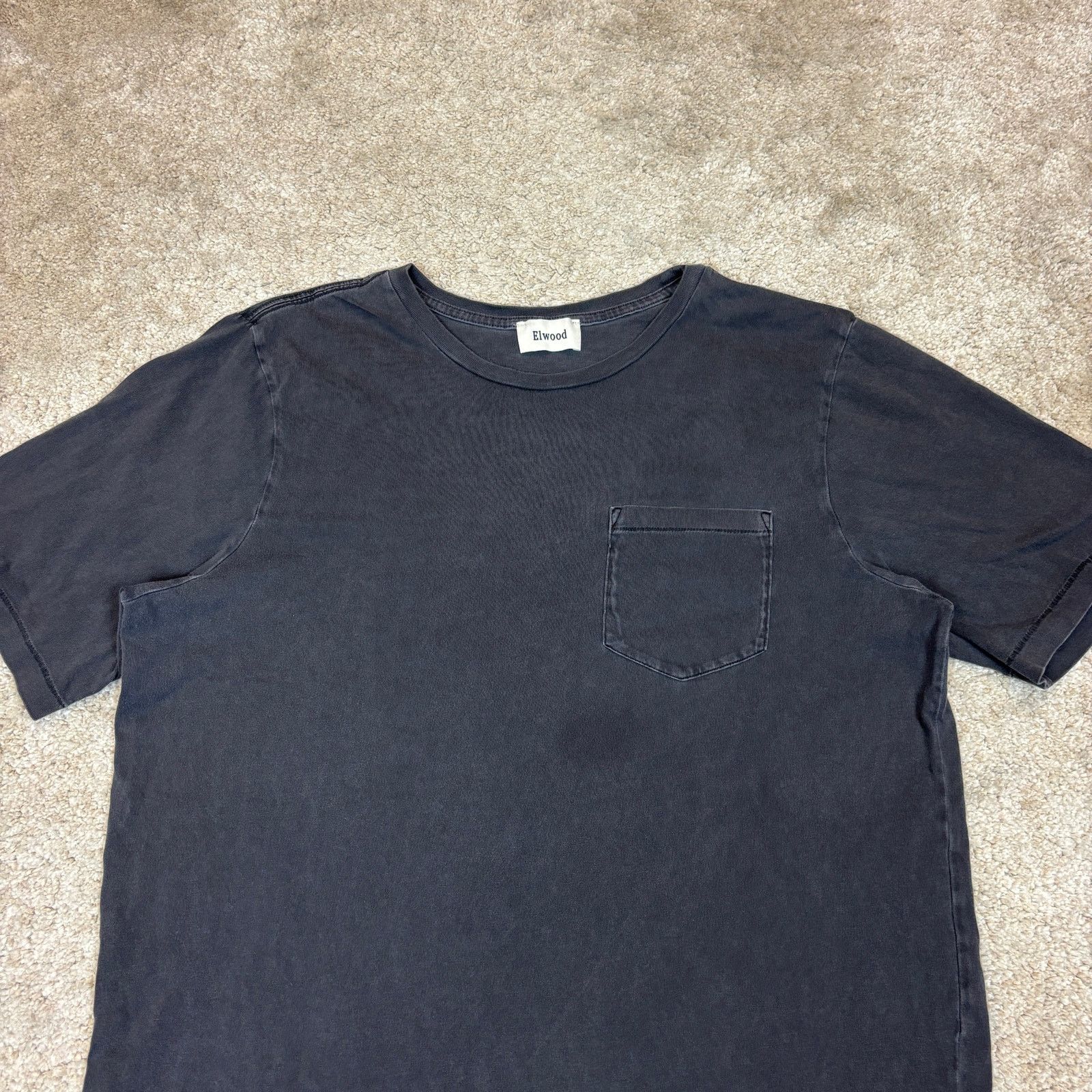 Elwood Elwood Oversized Curved Hem Pocket Tee Shirt Men's XL Retro Size US XL / EU 56 / 4 - 2 Thumbnail