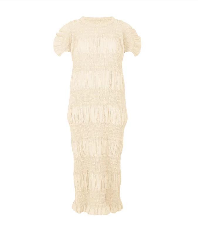 Issey Miyake Issey Miyake size:one size Beige dress Size S / US 4 / IT 40 - 3 Thumbnail