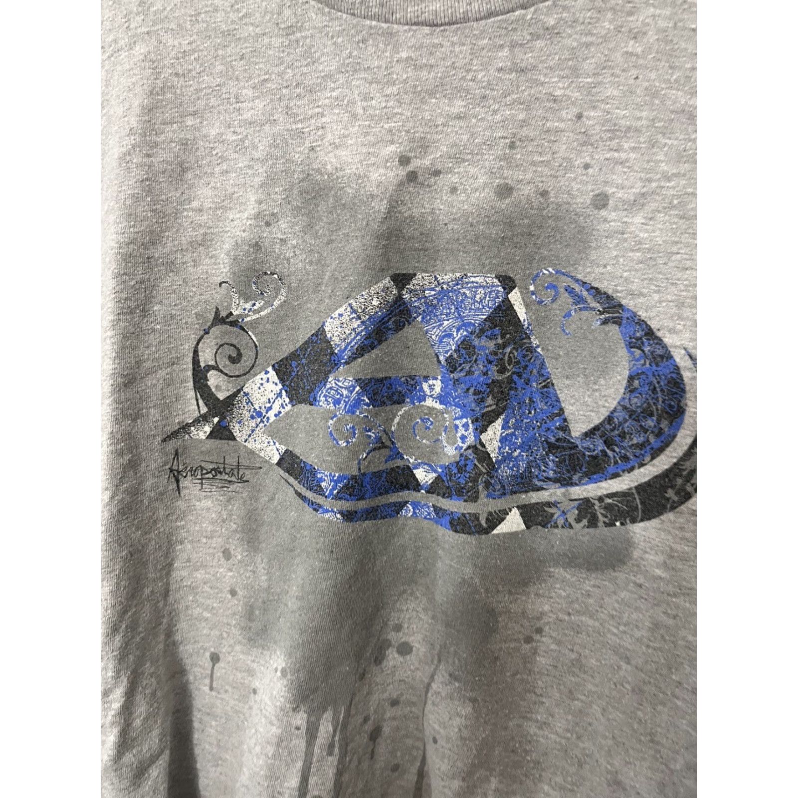 Aeropostale VINTAGE Aeropostale Shirt Mens XL Gray Graphic Tee 90s Casual Mens Size US XL / EU 56 / 4 - 3 Thumbnail