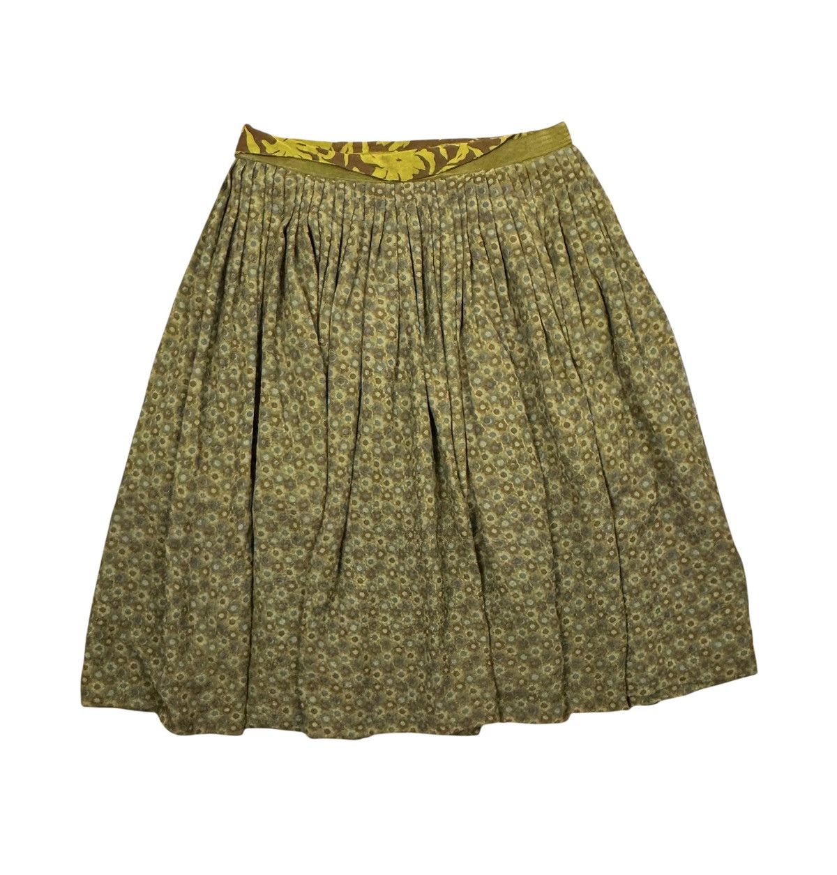 Other Sabyasachi Pleated Silk Cotton Skirt Knee Length size 10 Size 28" / US 6 / IT 42 - 11 Thumbnail