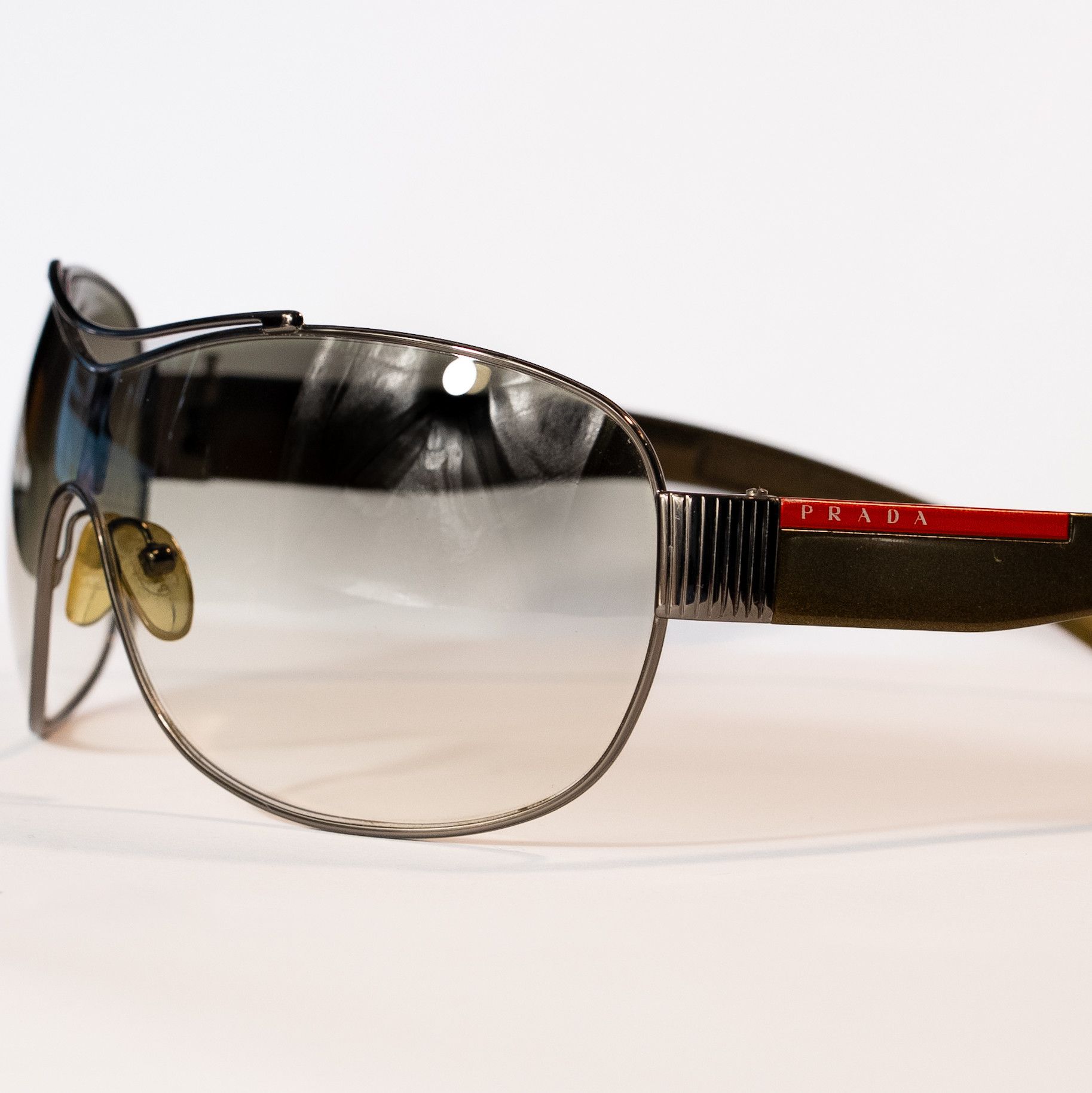 Prada vintage archive prada sunglasses aviator shades case logo Size ONE SIZE - 5 Thumbnail