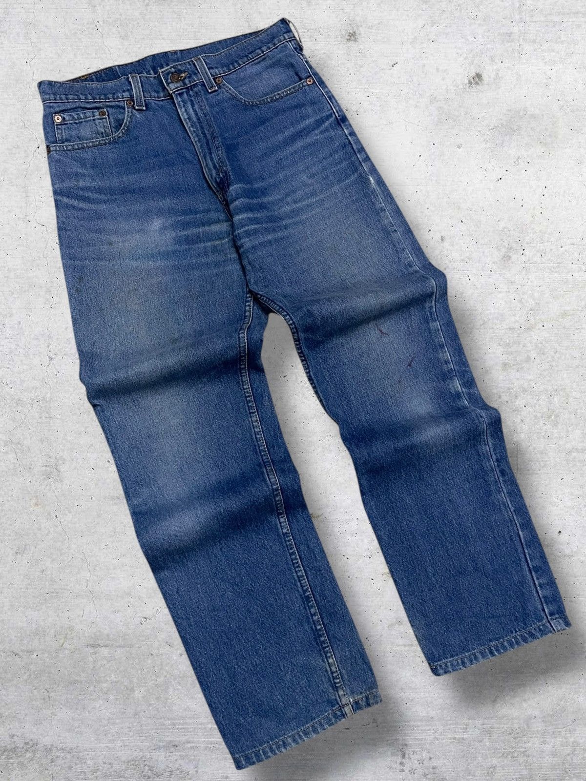 Levi's Vintage Clothing VINTAGE LEVIS 515 90S DESIGNER DIRT WASHED GRUNGE DENIM Size US 30 / EU 46 - 2 Thumbnail