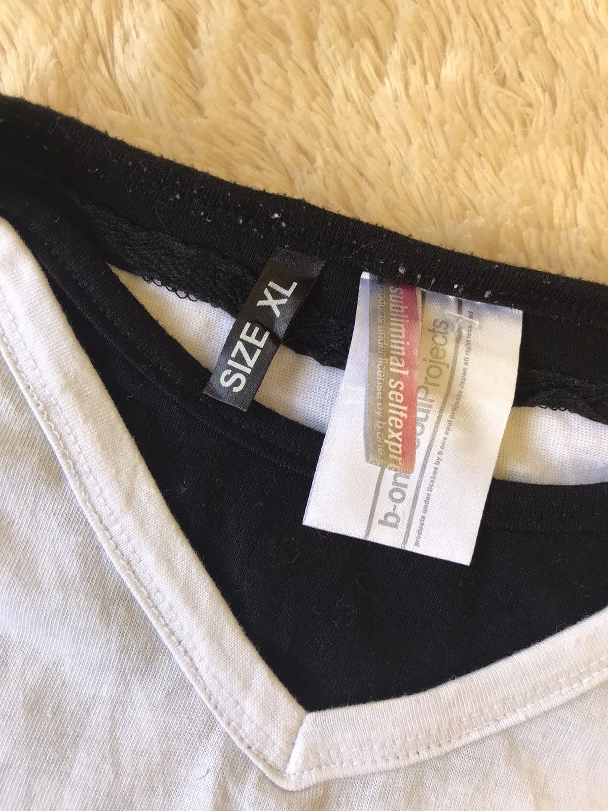 Japanese Brand Japanese B One Soul Double Layer Crop Tees Size XL / US 12-14 / IT 48-50 - 8 Thumbnail