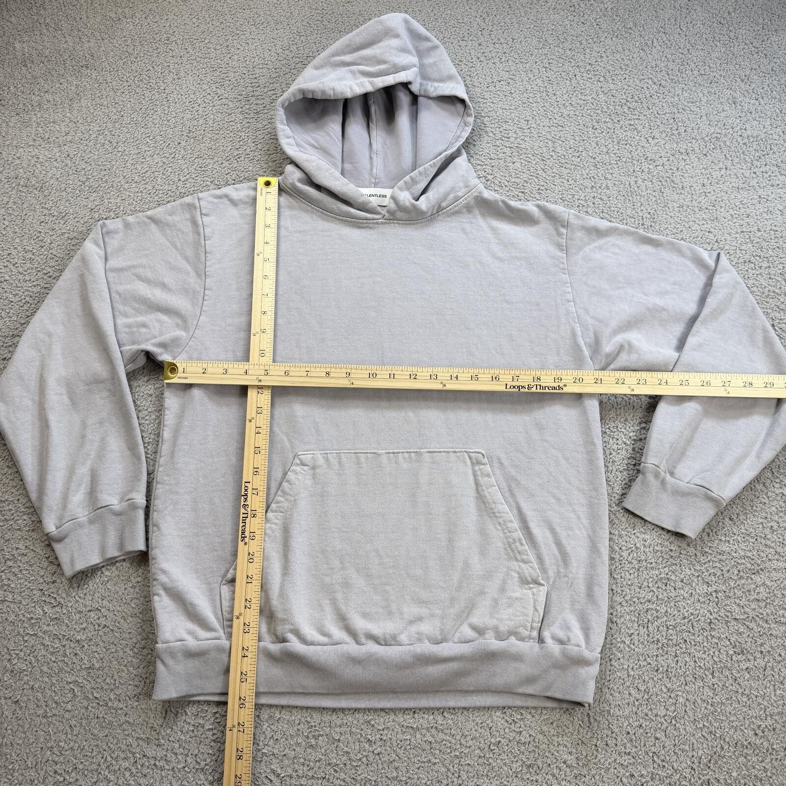 Talentless Talentless Hoodie Mens L Gray Minimalist Blank Scott Disick Size US L / EU 52-54 / 3 - 3 Thumbnail