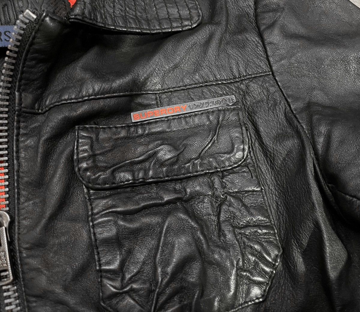 Japanese Brand × Superdry Women’s Leather Superdry Jacket in Japanese Style Size S / US 4 / IT 40 - 8 Thumbnail