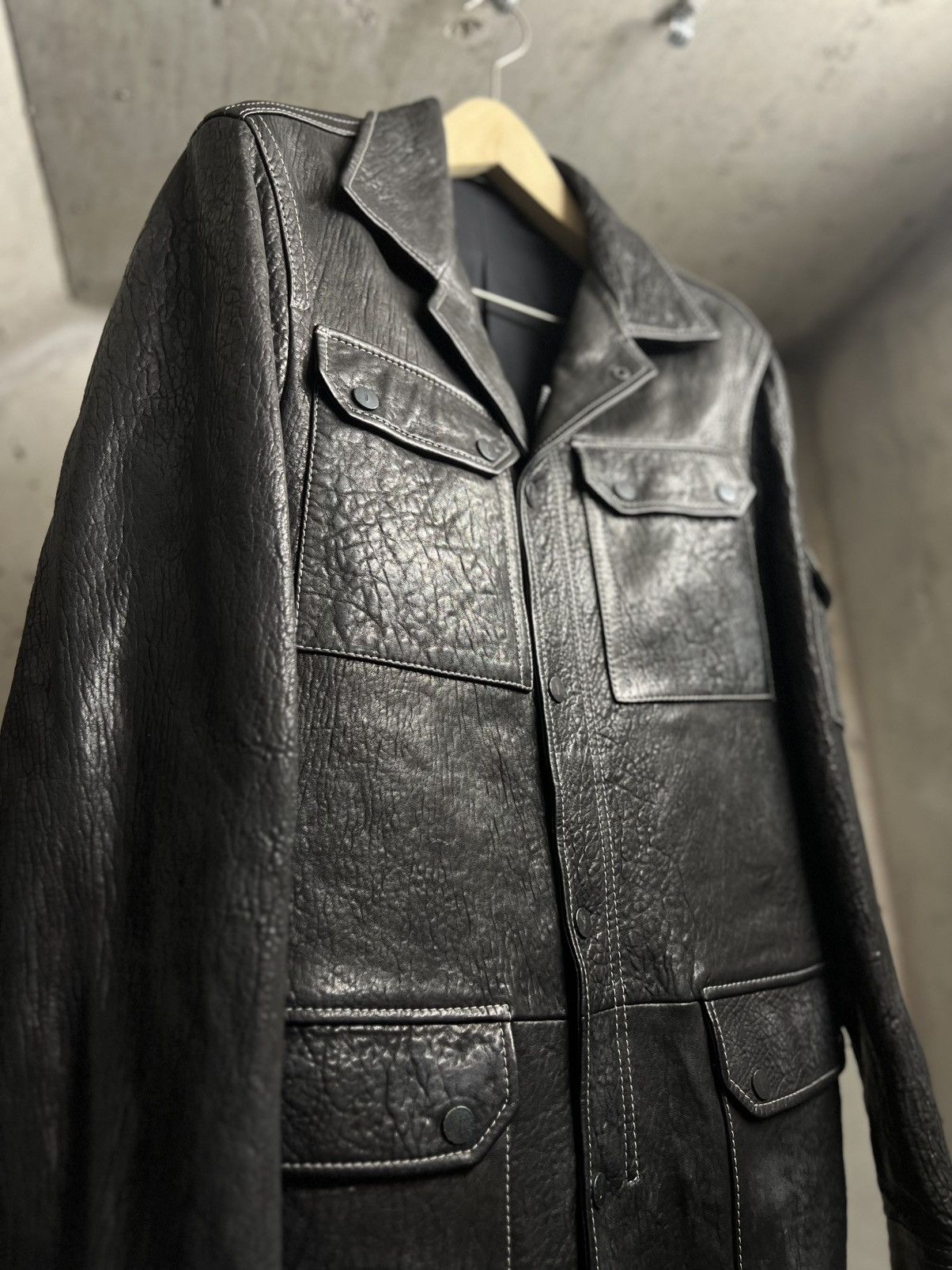 John Varvatos Vintage Horse Culatta leather Car coat Size US M / EU 48-50 / 2 - 4 Thumbnail