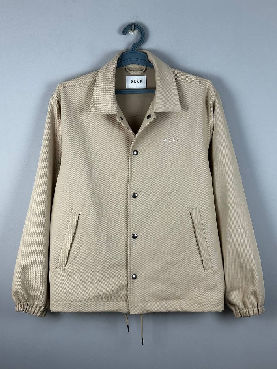 OLAF OLAF Streetwear Beige Casual Coach Jacket Size US M / EU 48-50 / 2 - 1 Thumbnail
