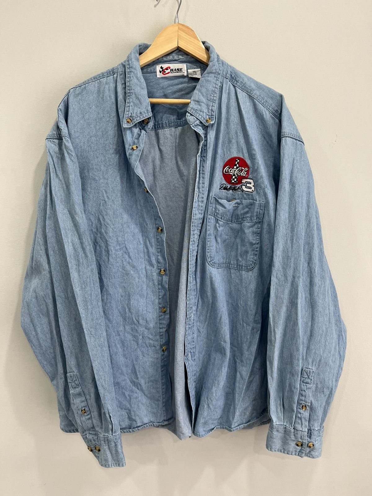 Vintage Vintage Coca Cola Button Up Shirt xxl dale racing Size US XXL / EU 58 / 5 - 1 Thumbnail