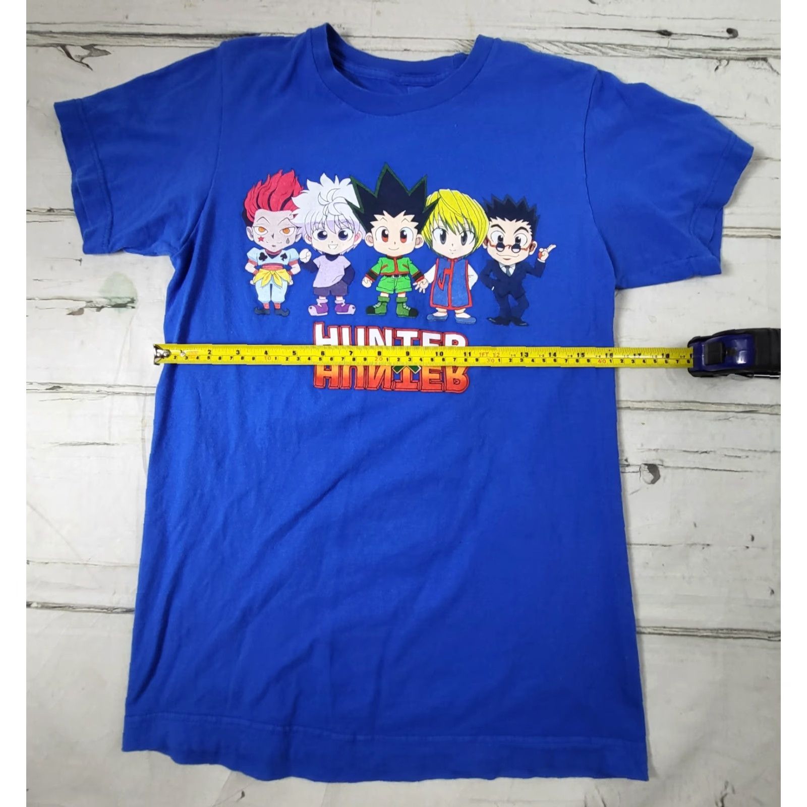 Hunter Hunter X Hunter T-Shirt Blue Short Sleeve Mens Size S EUC Size US S / EU 44-46 / 1 - 3 Thumbnail