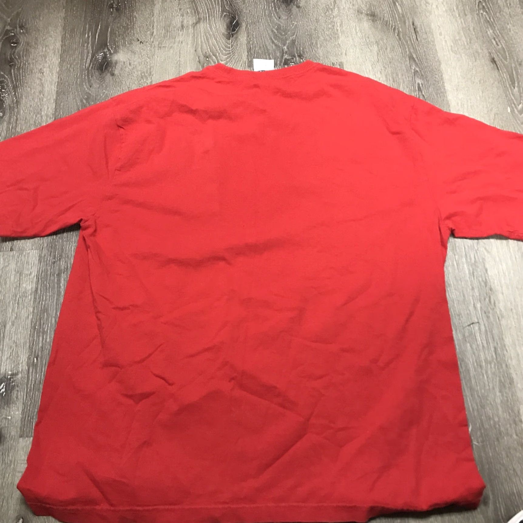 Tommy Hilfiger VINTAGE Tommy Hilfiger T Shirt Men’s 2XL Red Cotton Embroidered Spell Out Tommy Jeans 90s Classic Designer Mens Size US XXL / EU 58 / 5 - 3 Thumbnail