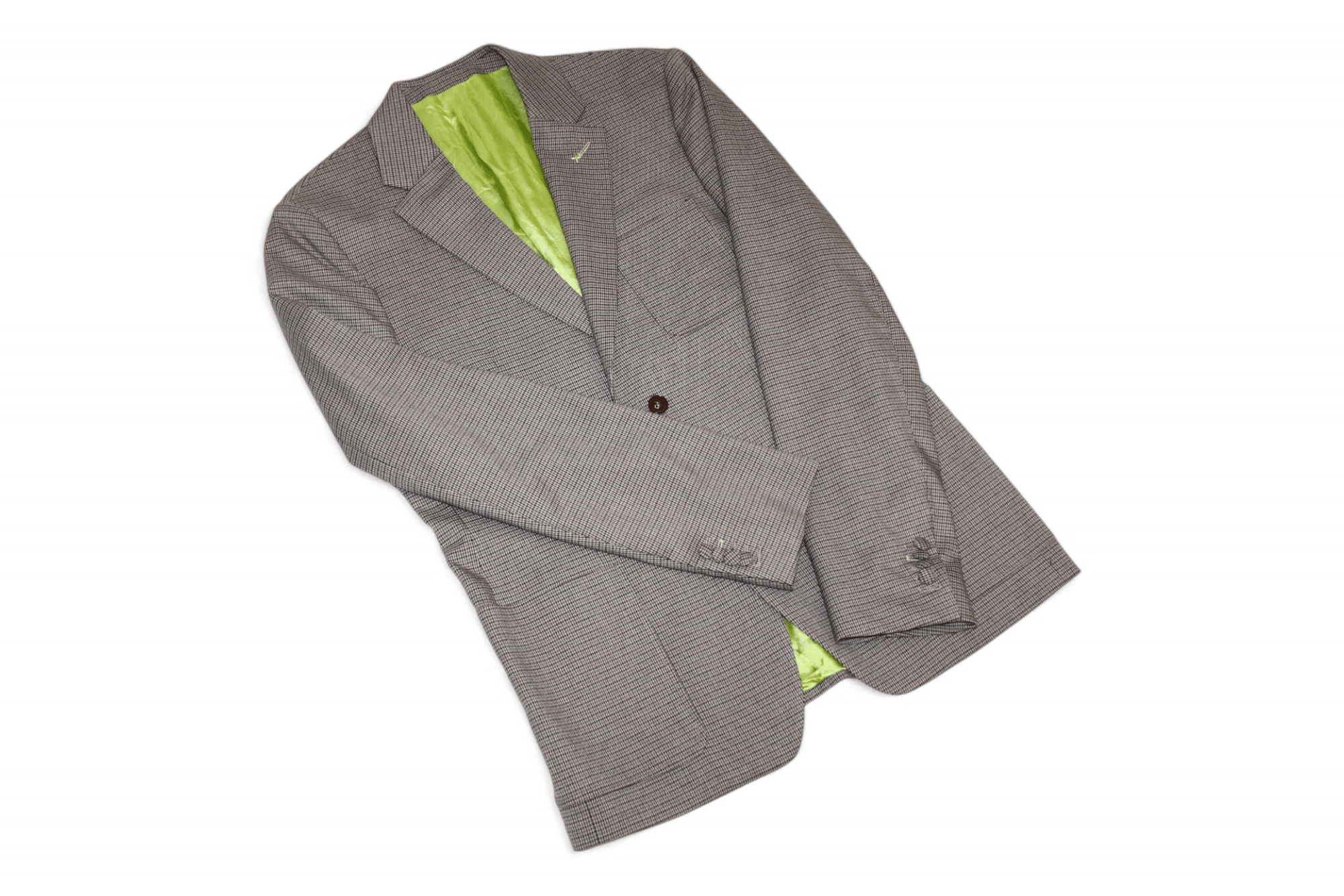 Other Circle Of Gentlemen Classic Houndstooth Blazer Satin Lining Size US L / EU 52-54 / 3 - 1 Thumbnail