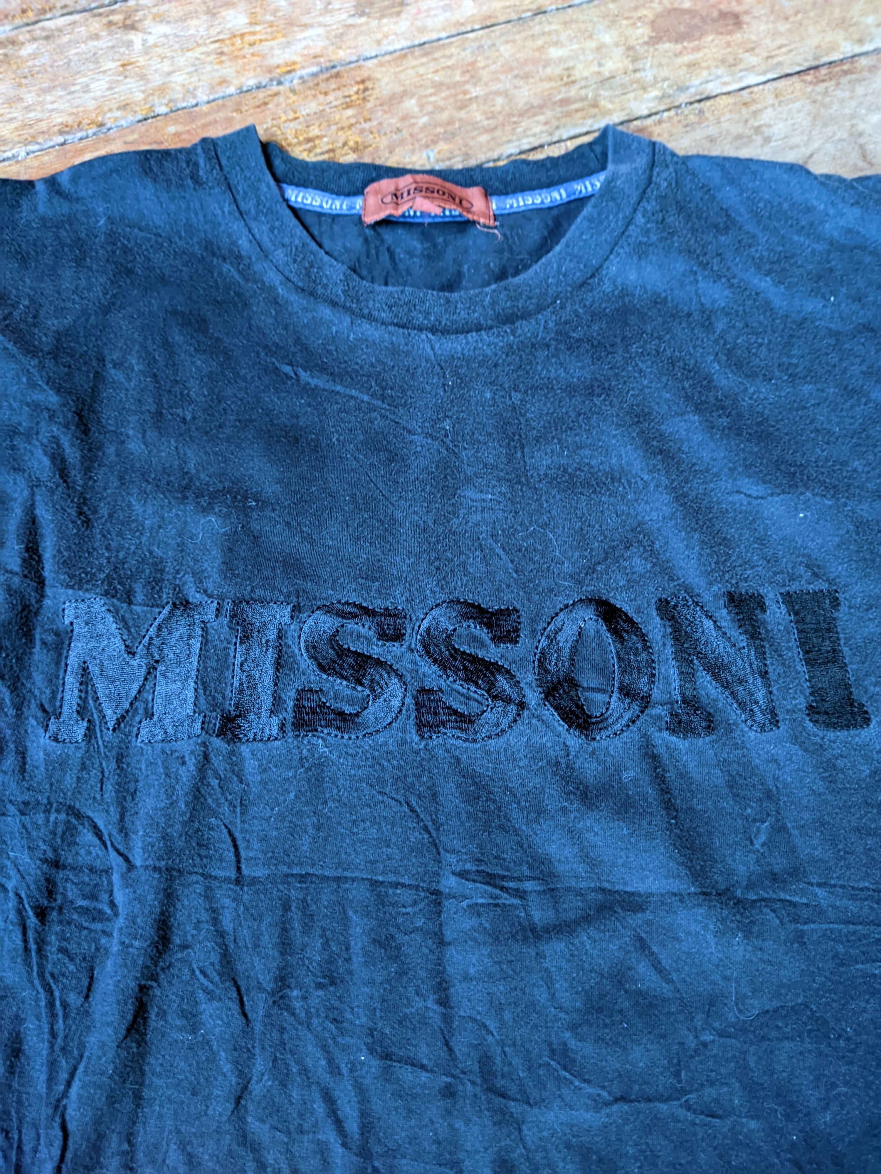 Missoni Missoni Black Embroidery Logo Size US L / EU 52-54 / 3 - 2 Thumbnail