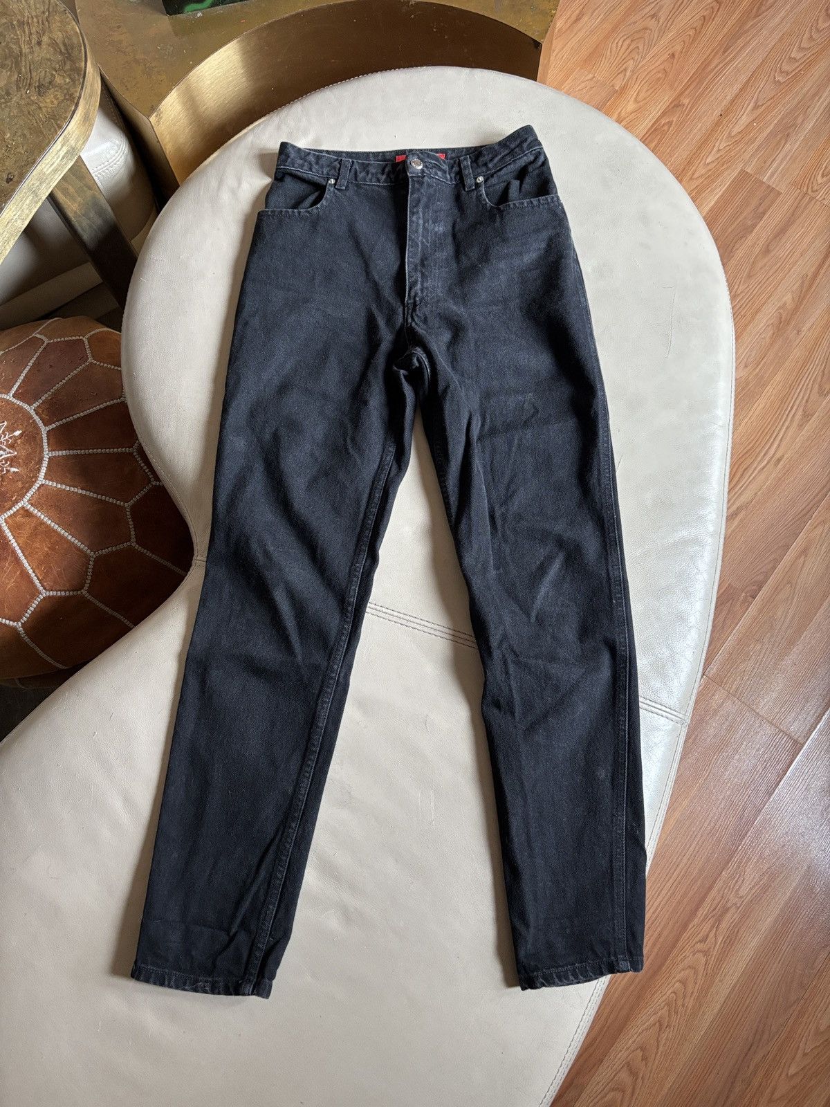 Eckhaus Latta Eckhaus Latta Black El Jeans Size 29 Size US 29 - 1 Thumbnail