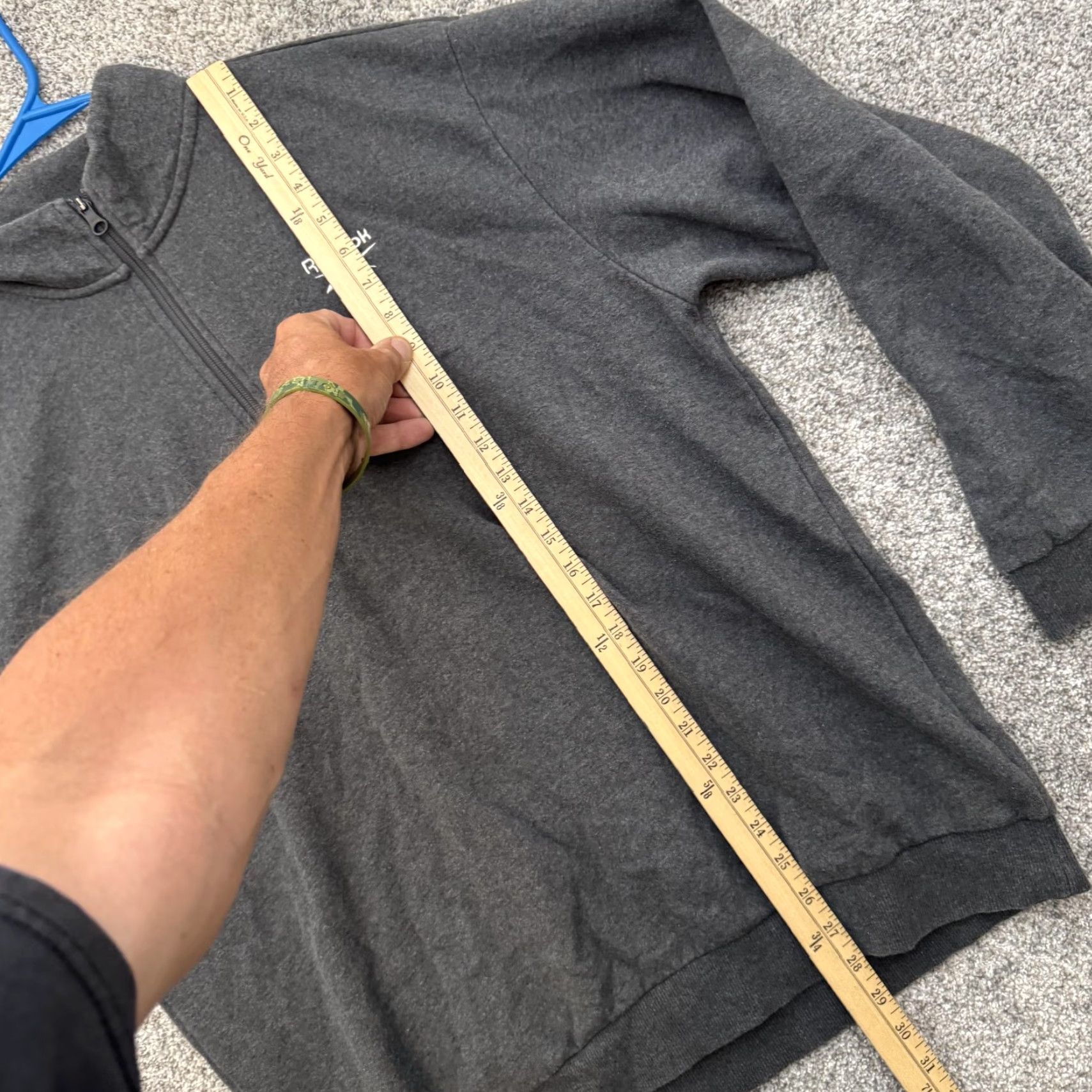 Reebok VINTAGE Reebok Pullover Sweatshirt Mens XL Gray 1/4 Zip Fleece Training Size US XL / EU 56 / 4 - 2 Thumbnail