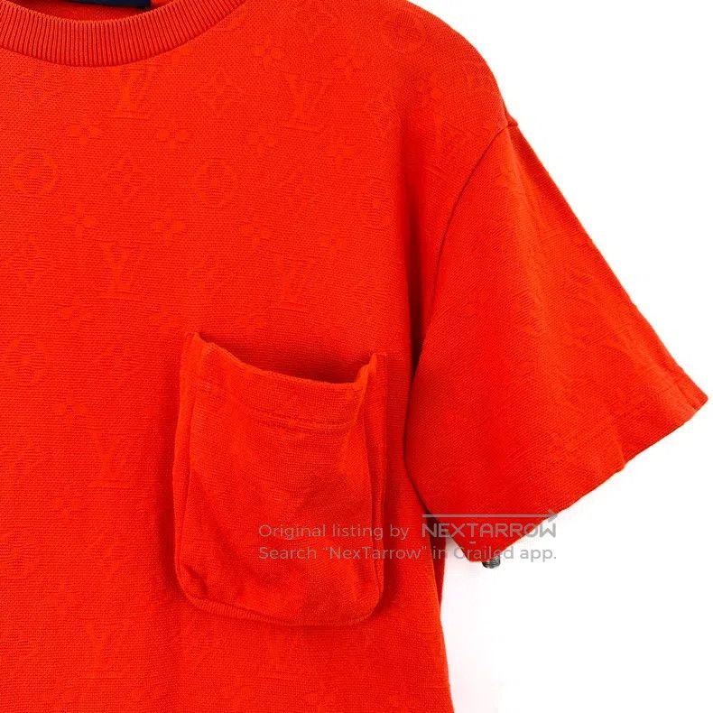 Louis Vuitton Louis Vuitton Red dark lines full logo short sleeve Size US XS / EU 42 / 0 - 5 Thumbnail