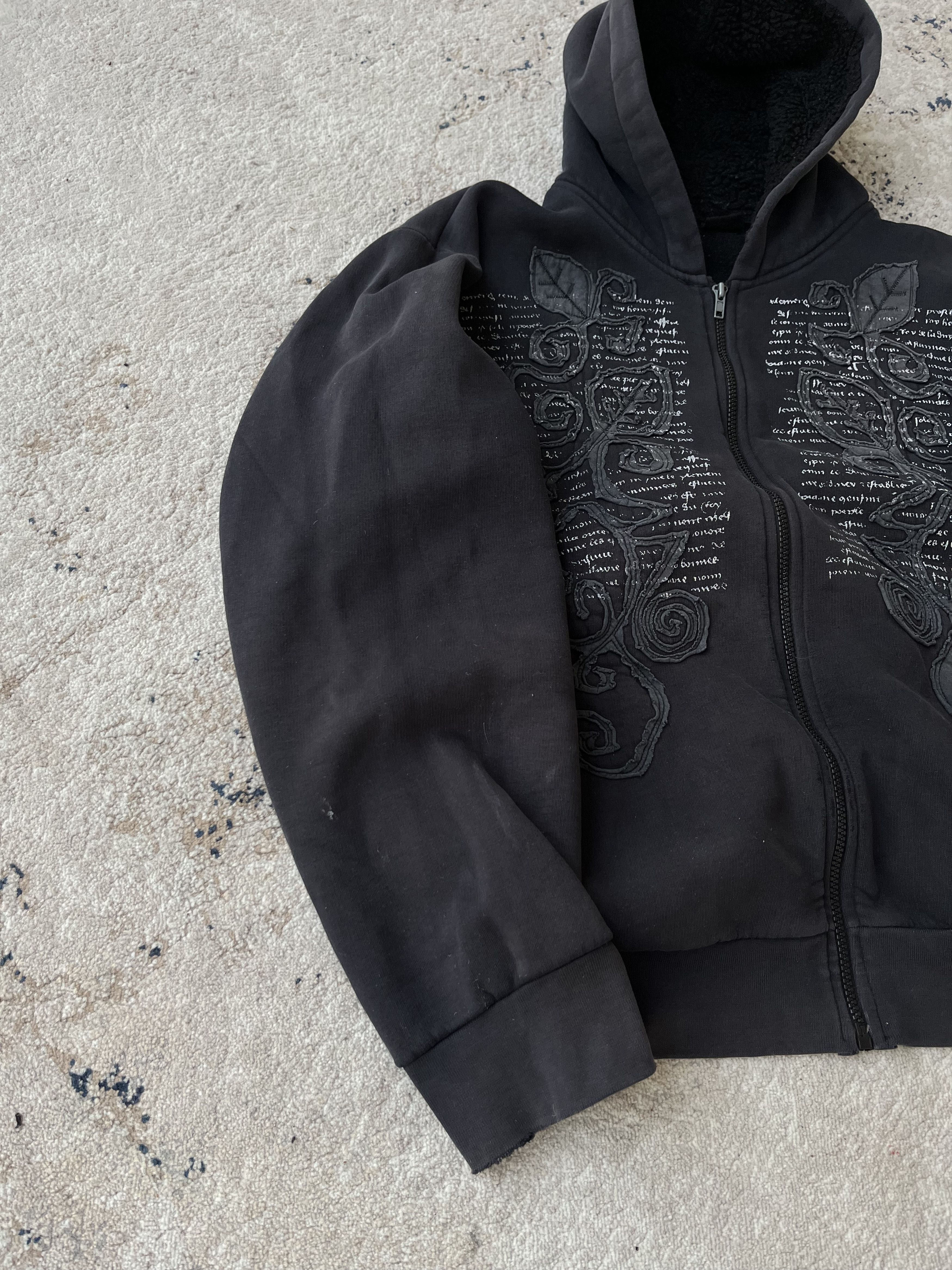 Hysteric Glamour VTG JUNYA WATANABE BALENCIAGA STYLE DISTRESSED BOXY HOODIE Size US L / EU 52-54 / 3 - 9 Thumbnail