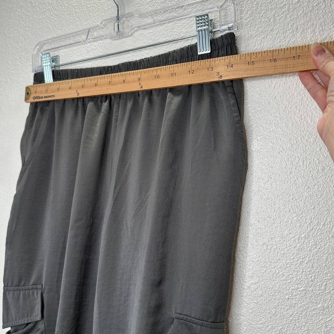 Other Sadie & Sage Gray Satin Utility Pocketed Elastic Jogger S Size 27" / US 4 / IT 40 - 14 Thumbnail
