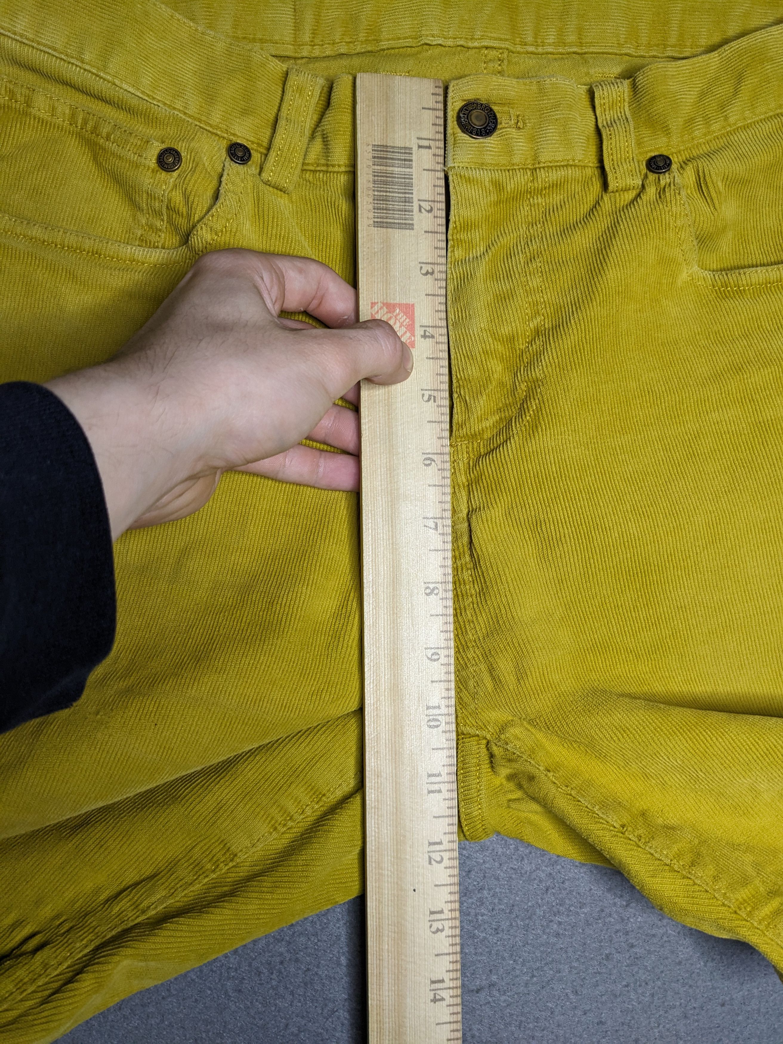 Brooks Brothers Brooks Brothers Mens Corduroy Pants 34x29 Mustard Straight Size US 34 / EU 50 - 17 Thumbnail